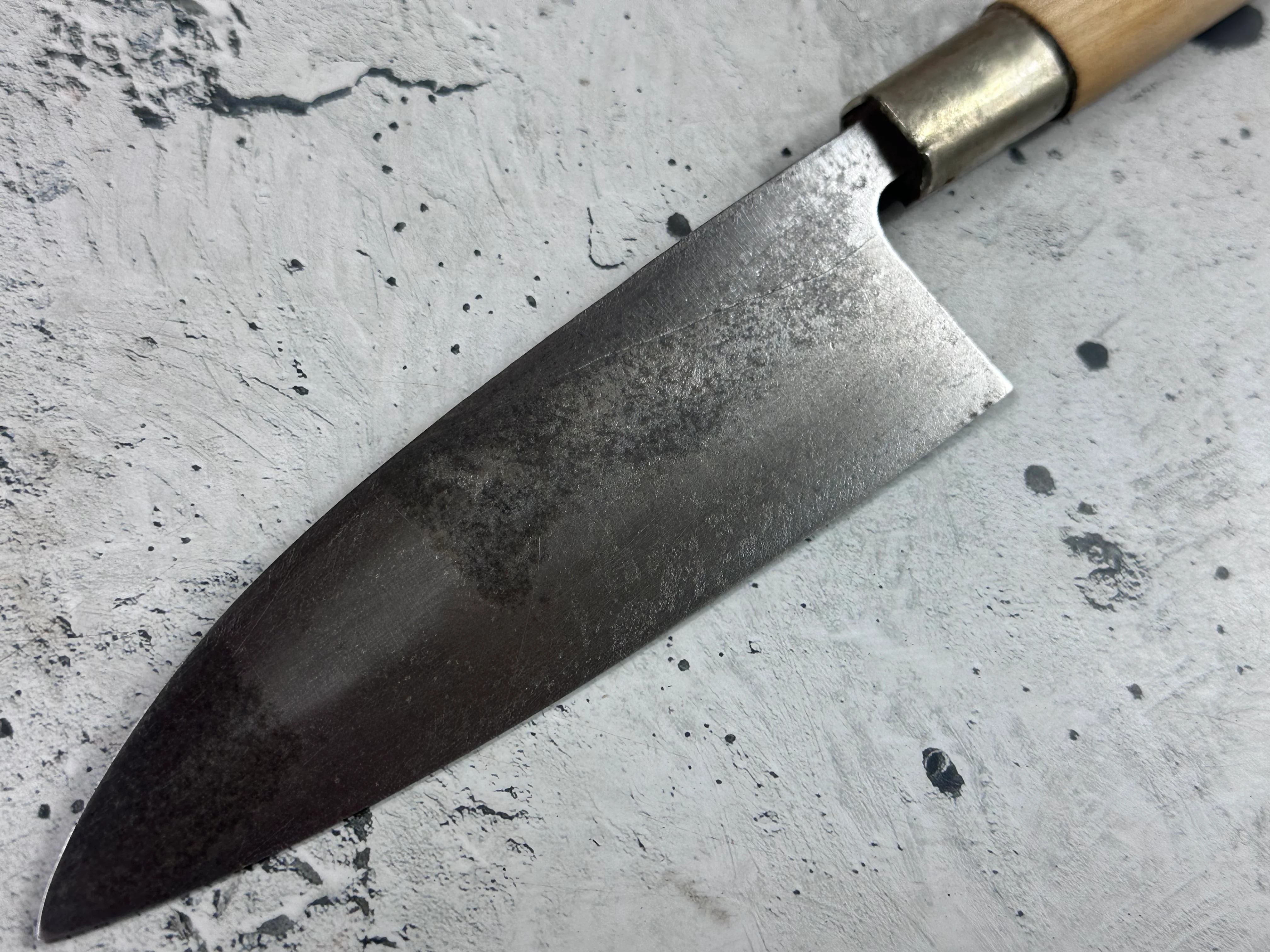 Vintage Japanese Knife Set 3x Carbon Steel Japan 2008 - Image 14