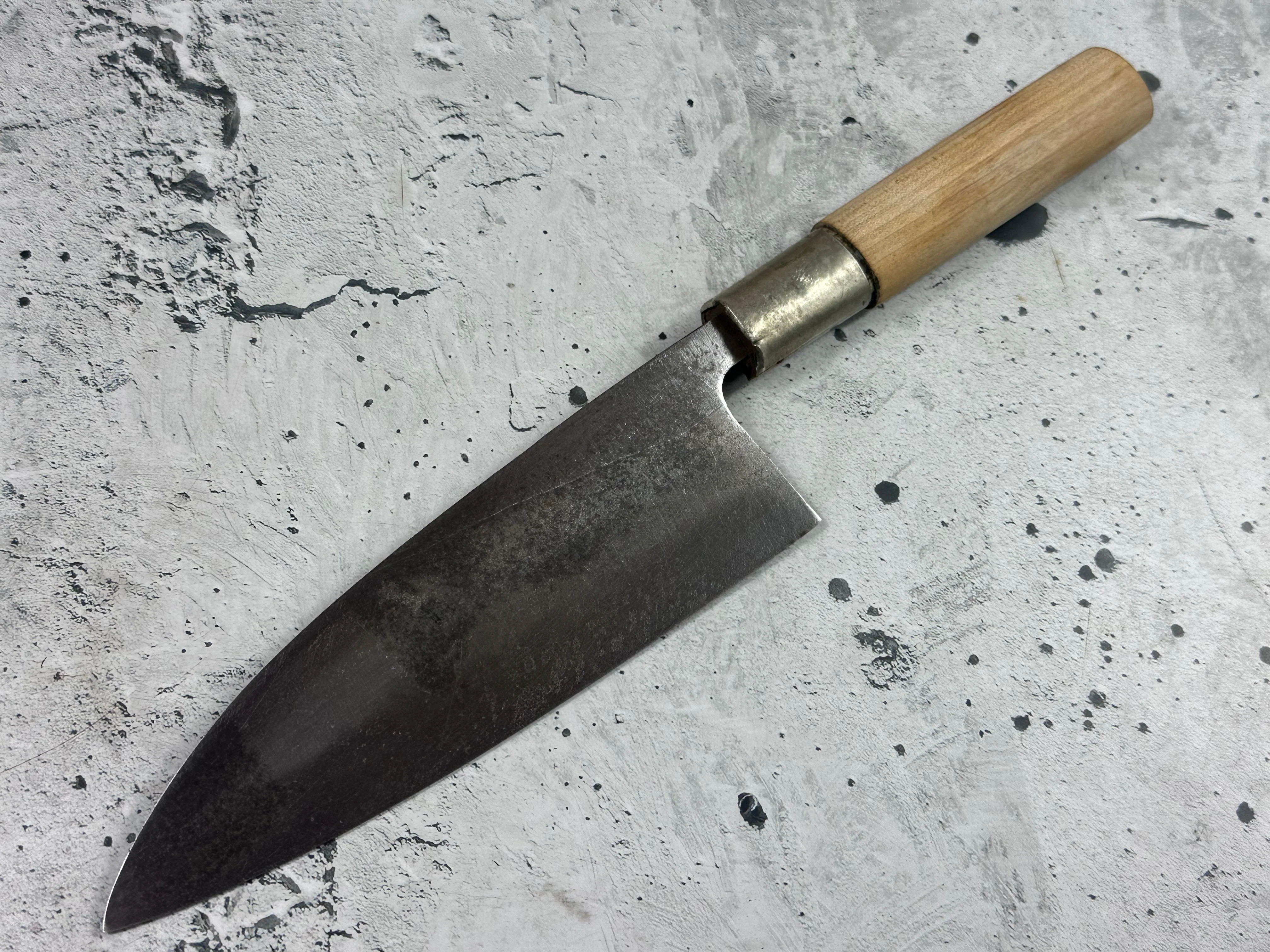 Vintage Japanese Knife Set 3x Carbon Steel Japan 2008 - Image 15