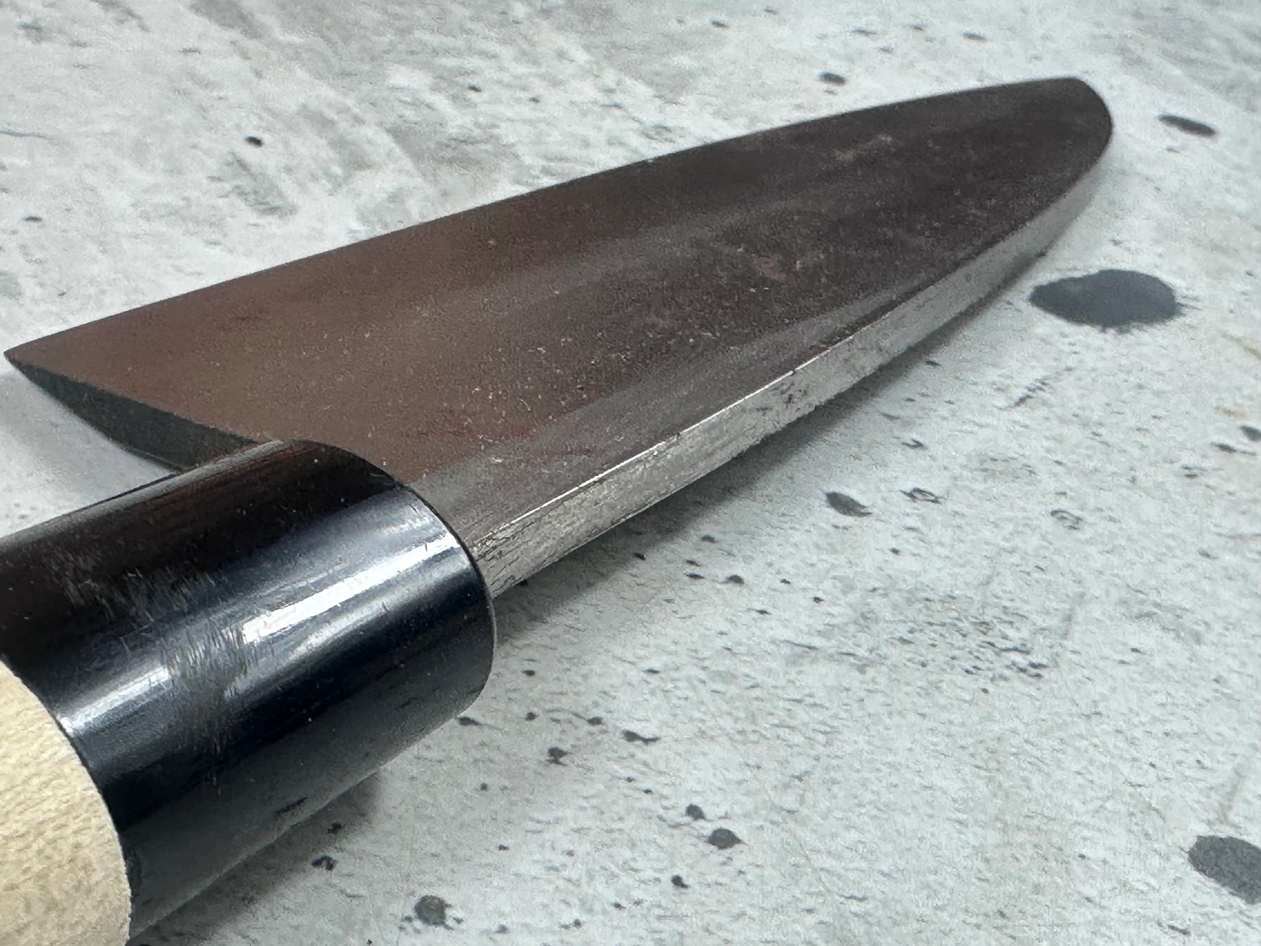 Vintage Japanese Knife Set 4x Carbon Steel Japan 2010 - Image 10