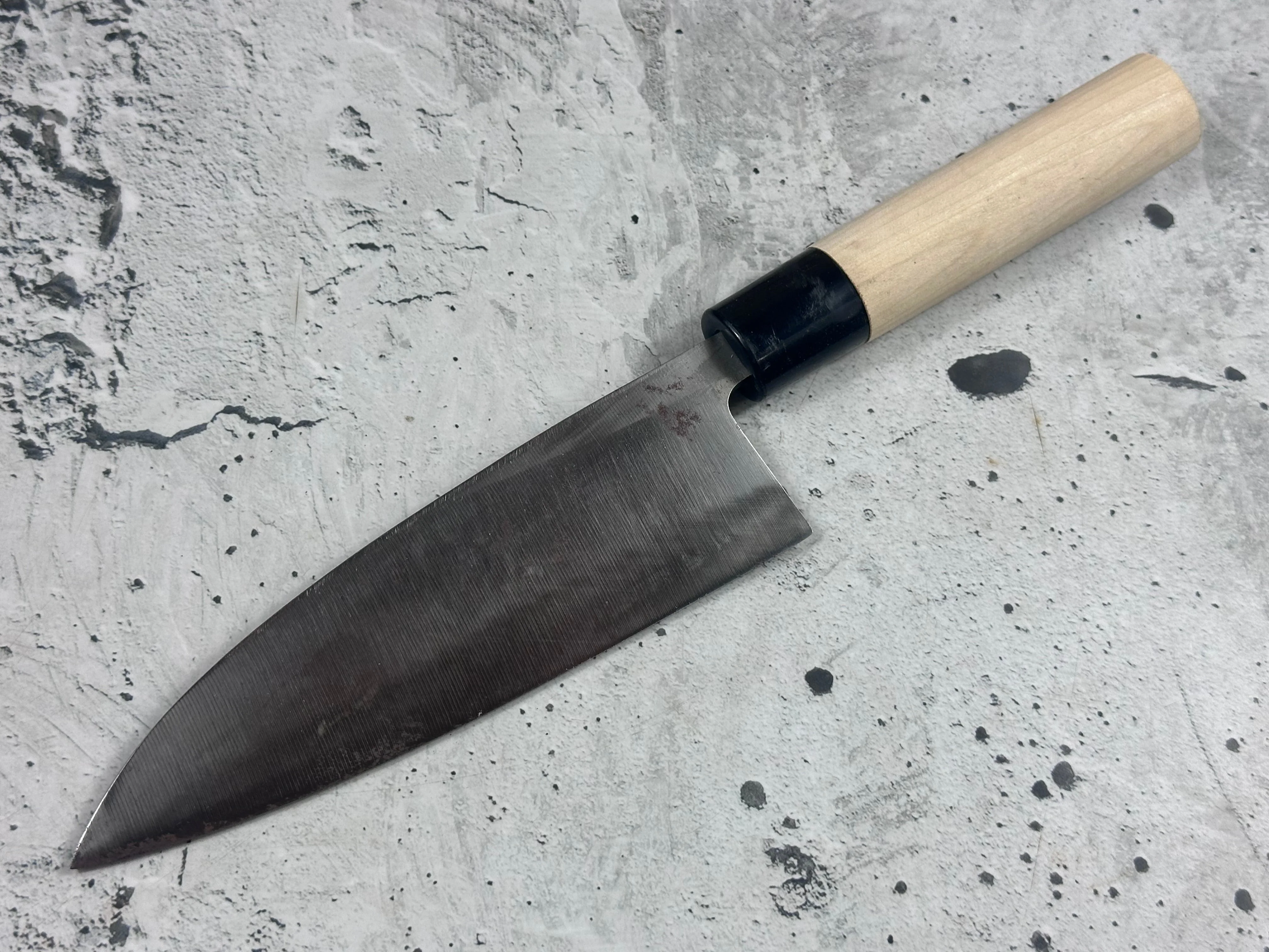 Vintage Japanese Knife Set 4x Carbon Steel Japan 2010 - Image 11