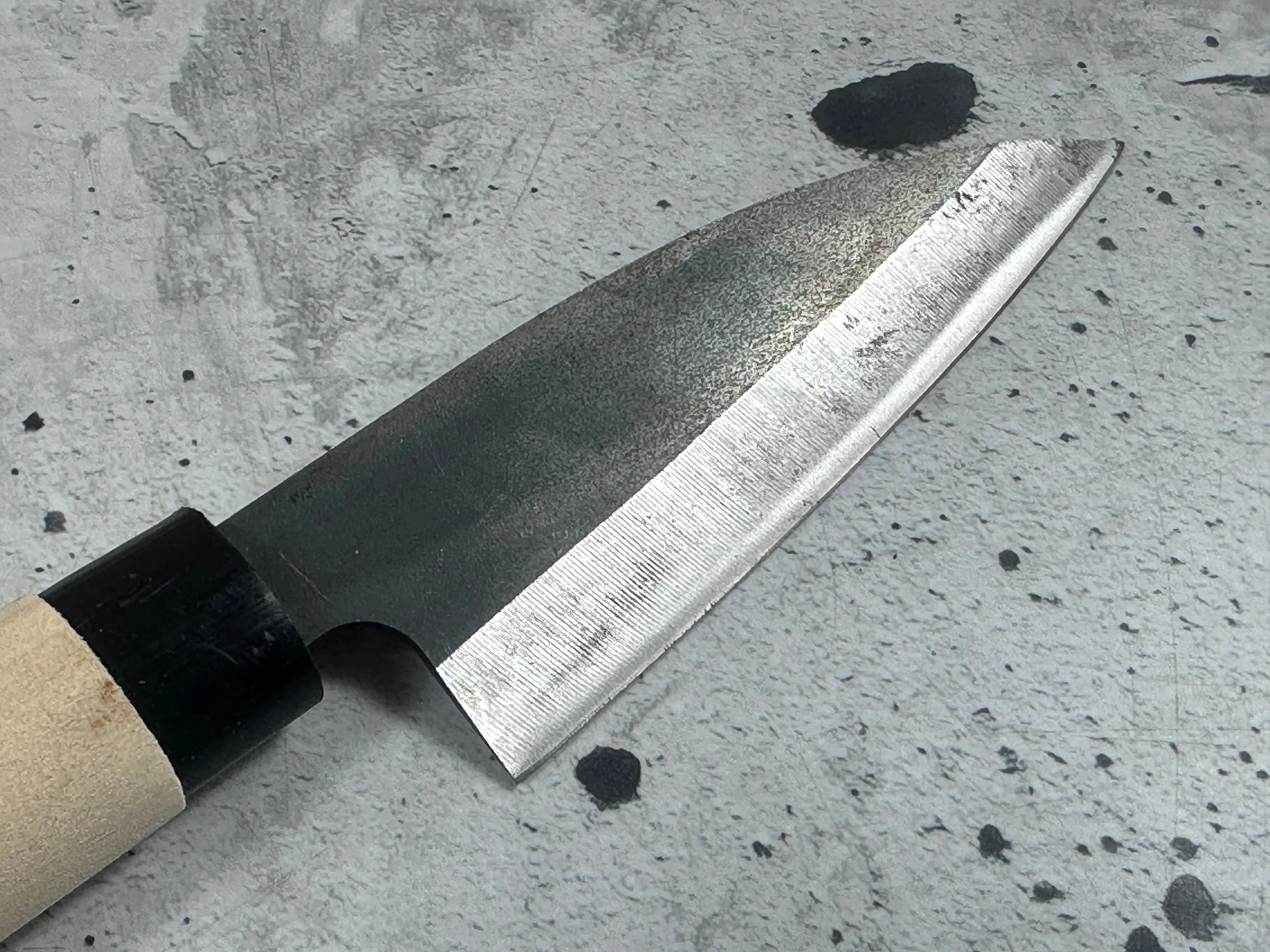 Vintage Japanese Knife Set 4x Carbon Steel Japan 2010 - Image 17