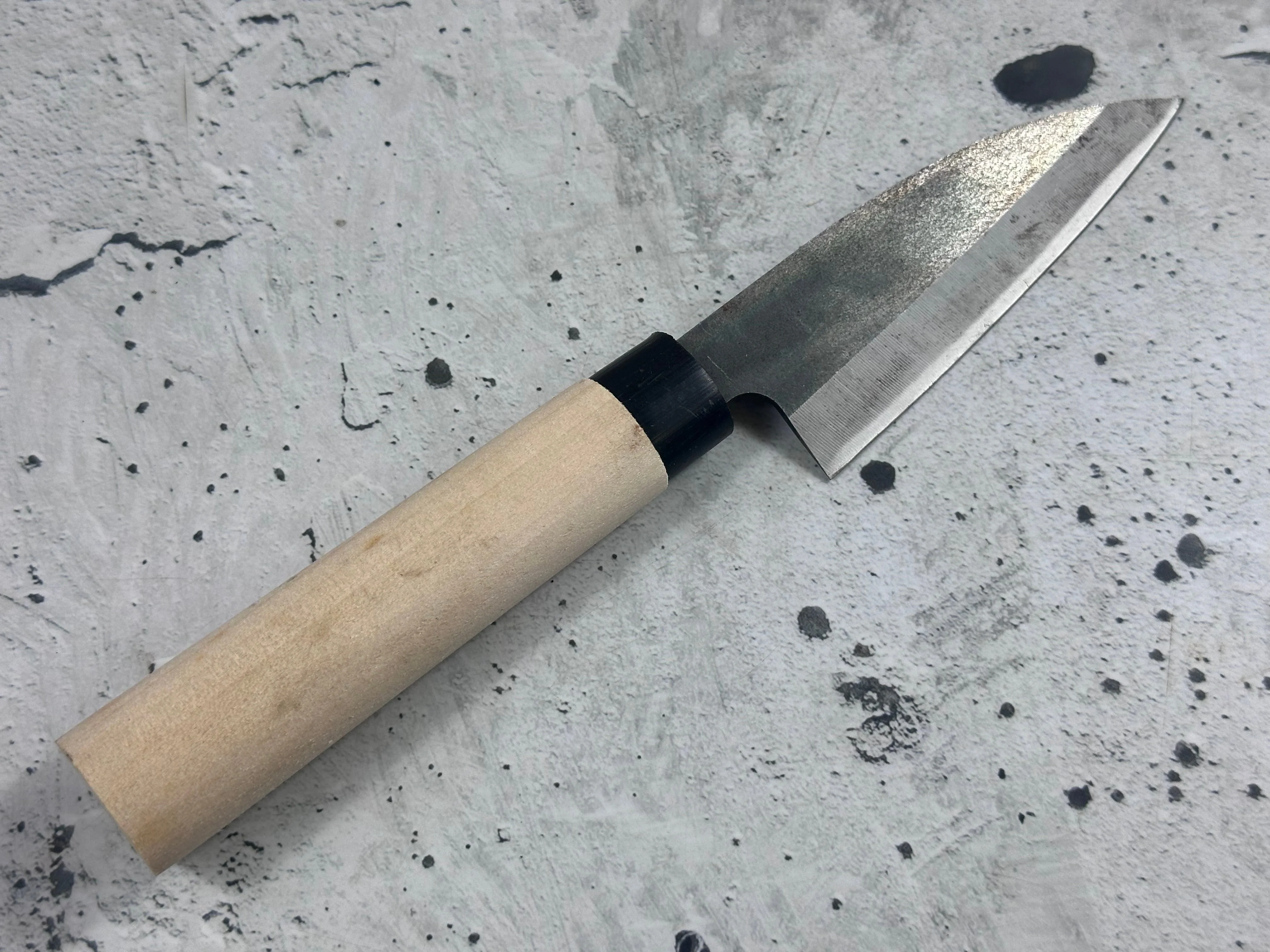 Vintage Japanese Knife Set 4x Carbon Steel Japan 2010 - Image 18