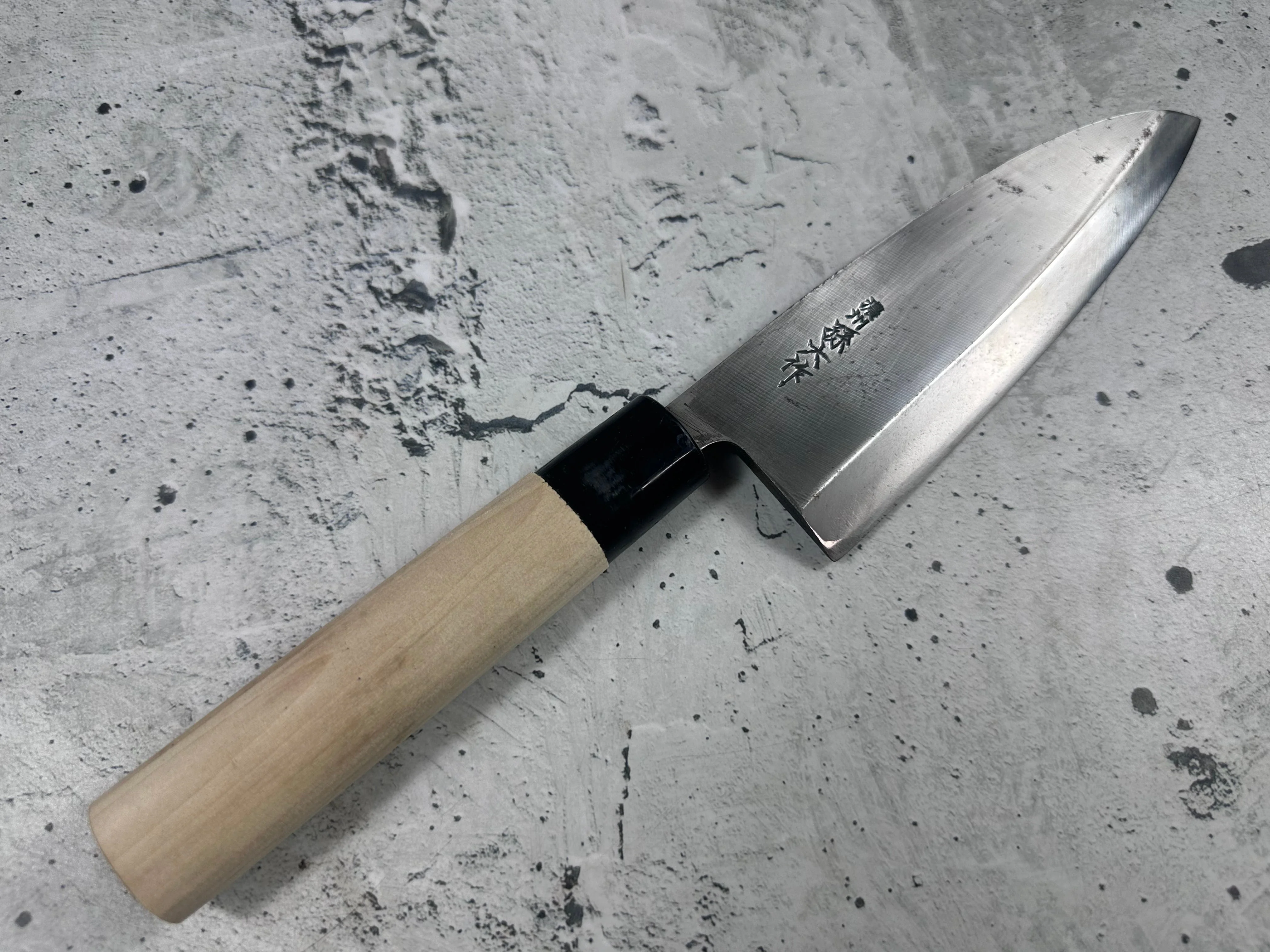 Vintage Japanese Knife Set 4x Carbon Steel Japan 2010 - Image 8