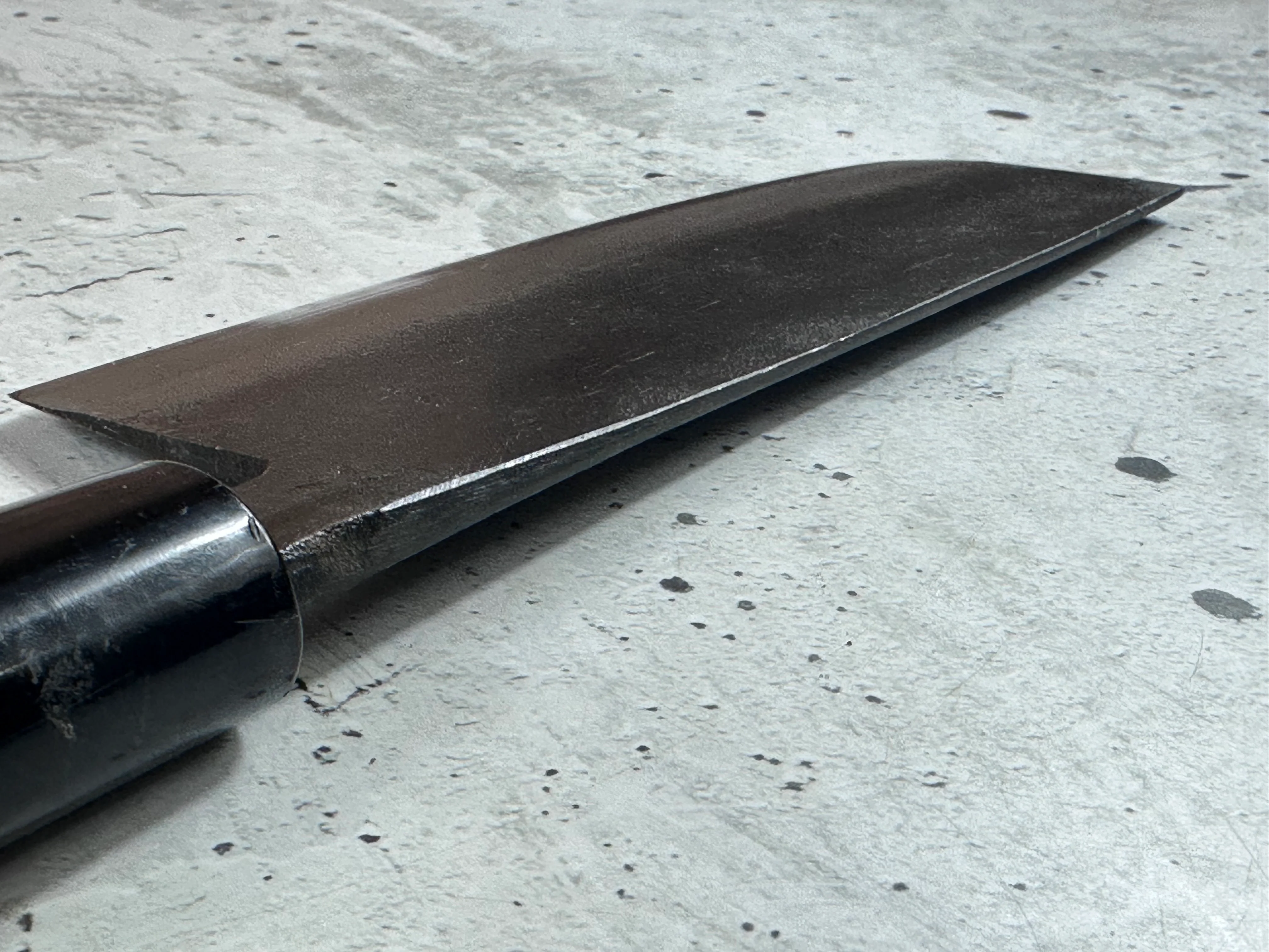 Vintage Japanese Nakiri Knife 160mm Carbon Steel Made in Japan 2026 - Image 12