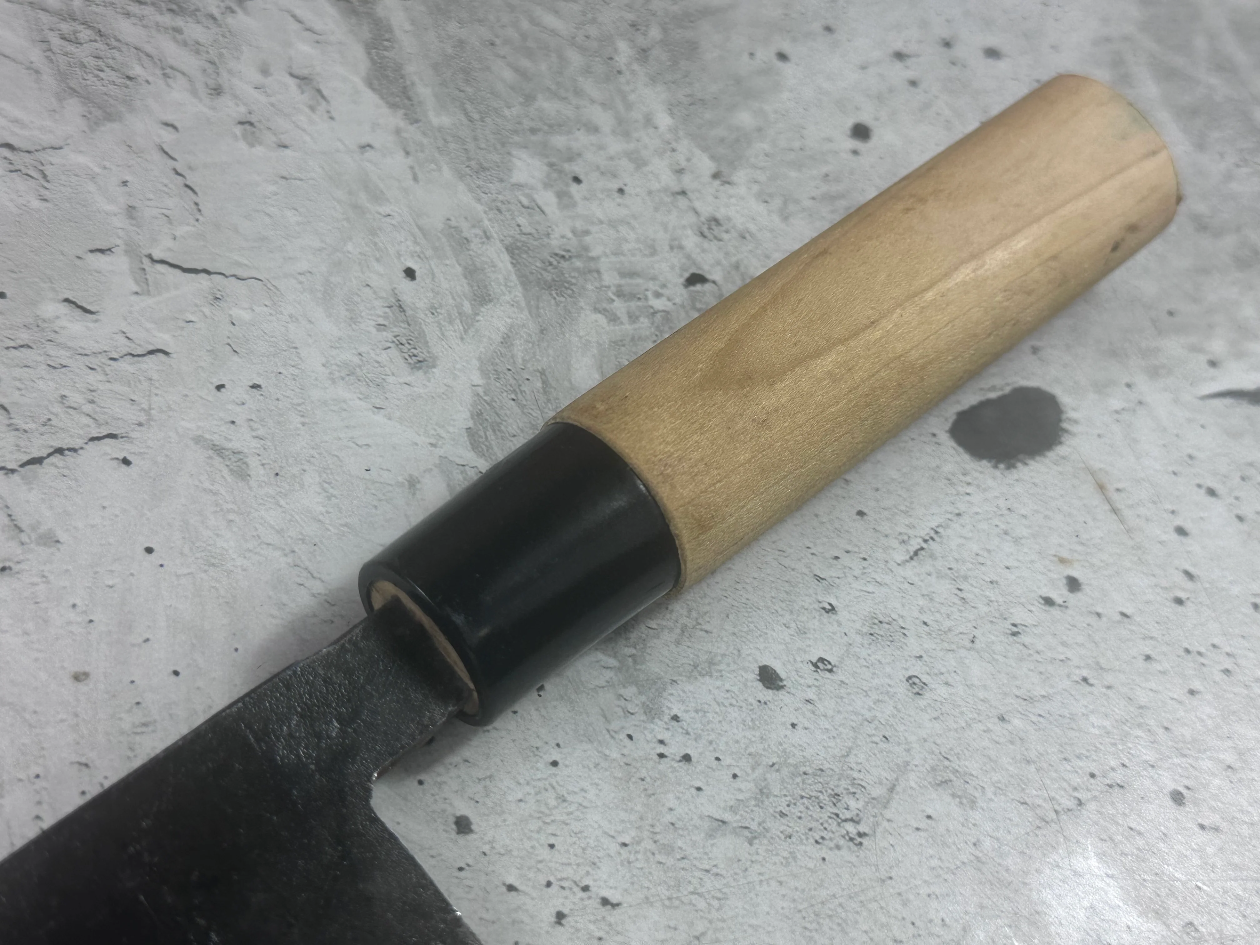 Vintage Japanese Nakiri Knife 160mm Carbon Steel Made in Japan 2026 - Image 14