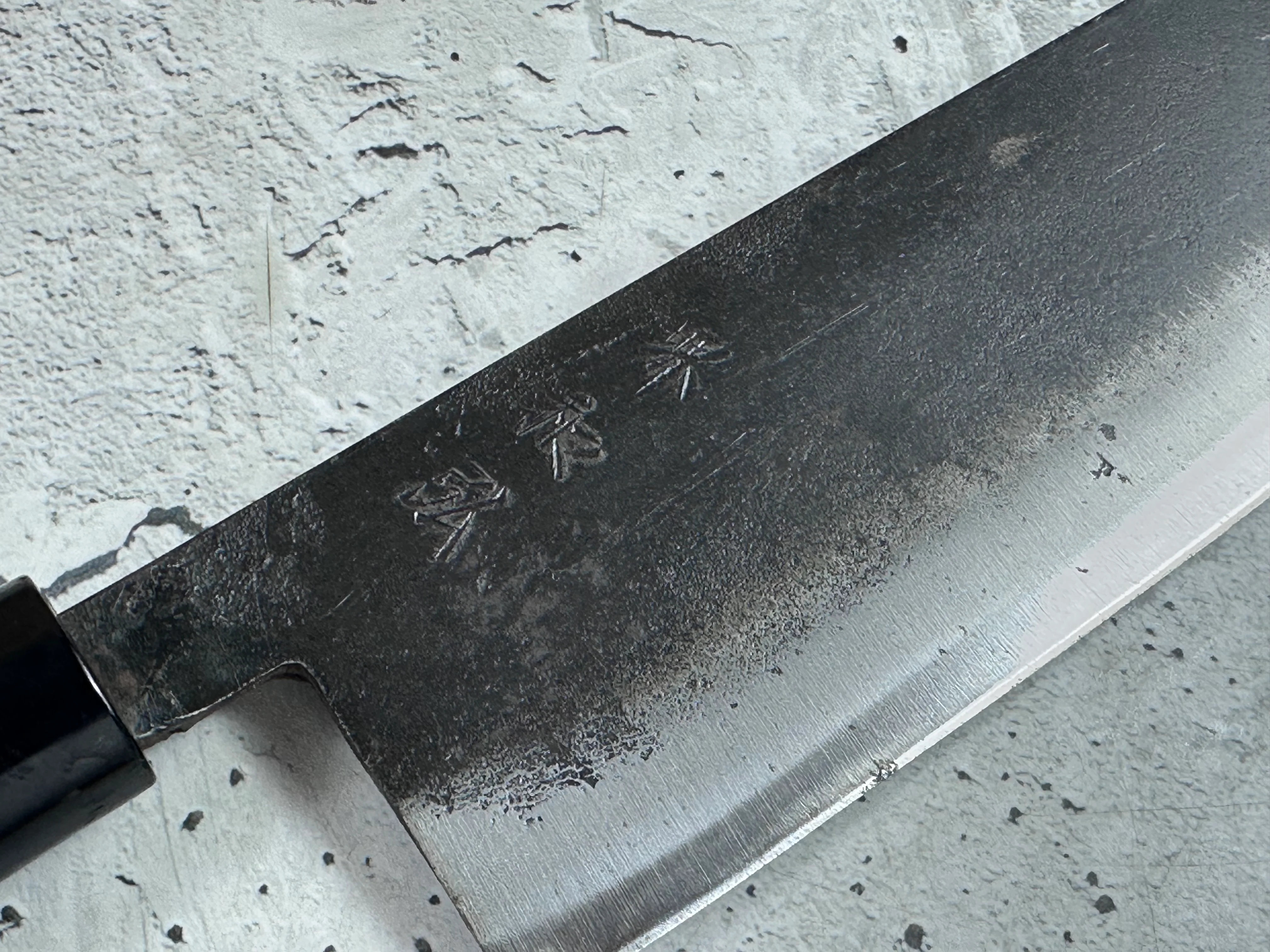 Vintage Japanese Nakiri Knife 160mm Carbon Steel Made in Japan 2026 - Image 3