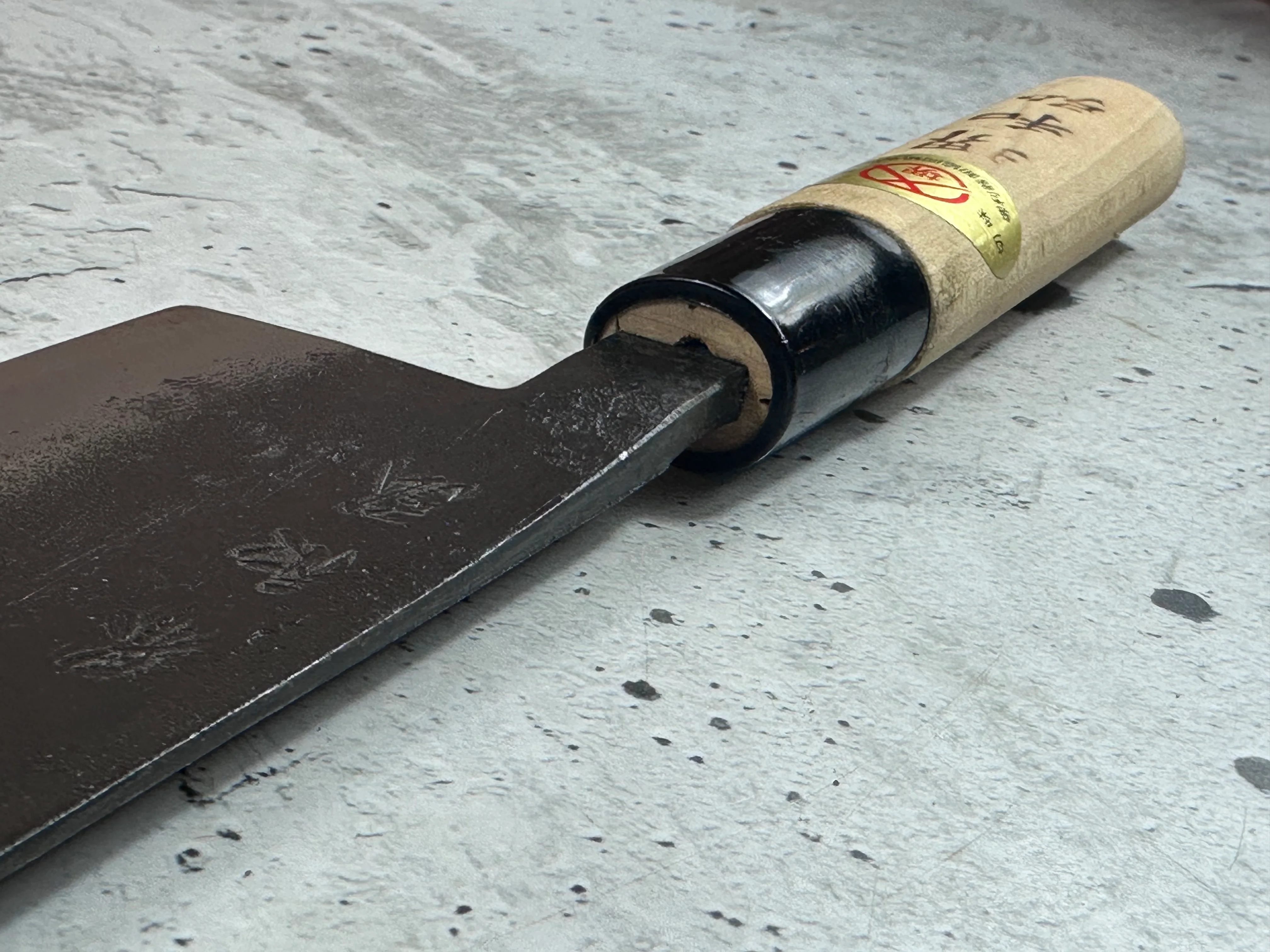 Vintage Japanese Nakiri Knife 160mm Carbon Steel Made in Japan 2026 - Image 6