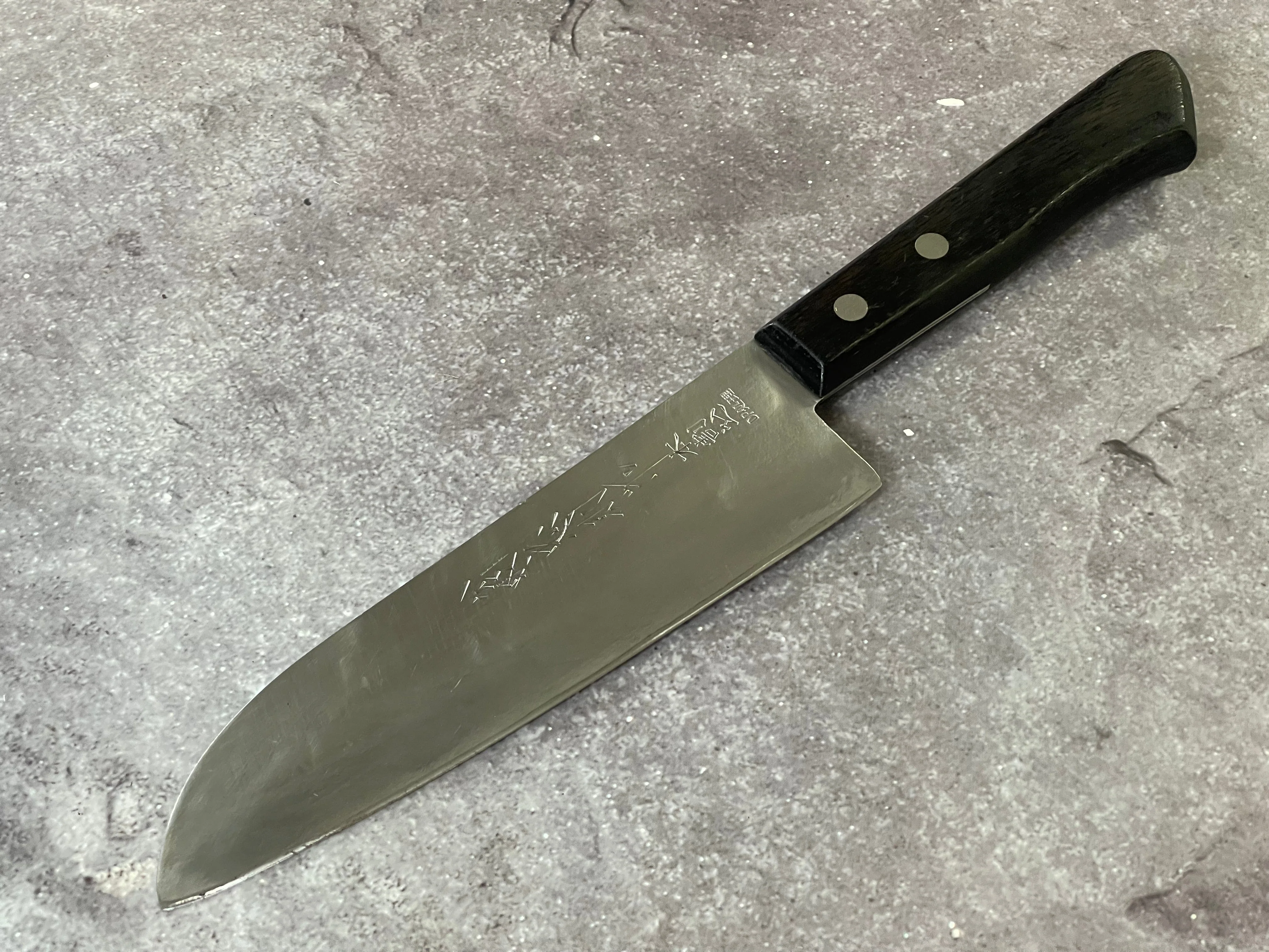 Vintage Japanese Santoku Knife 160mm Made in Japan 🇯🇵 1654