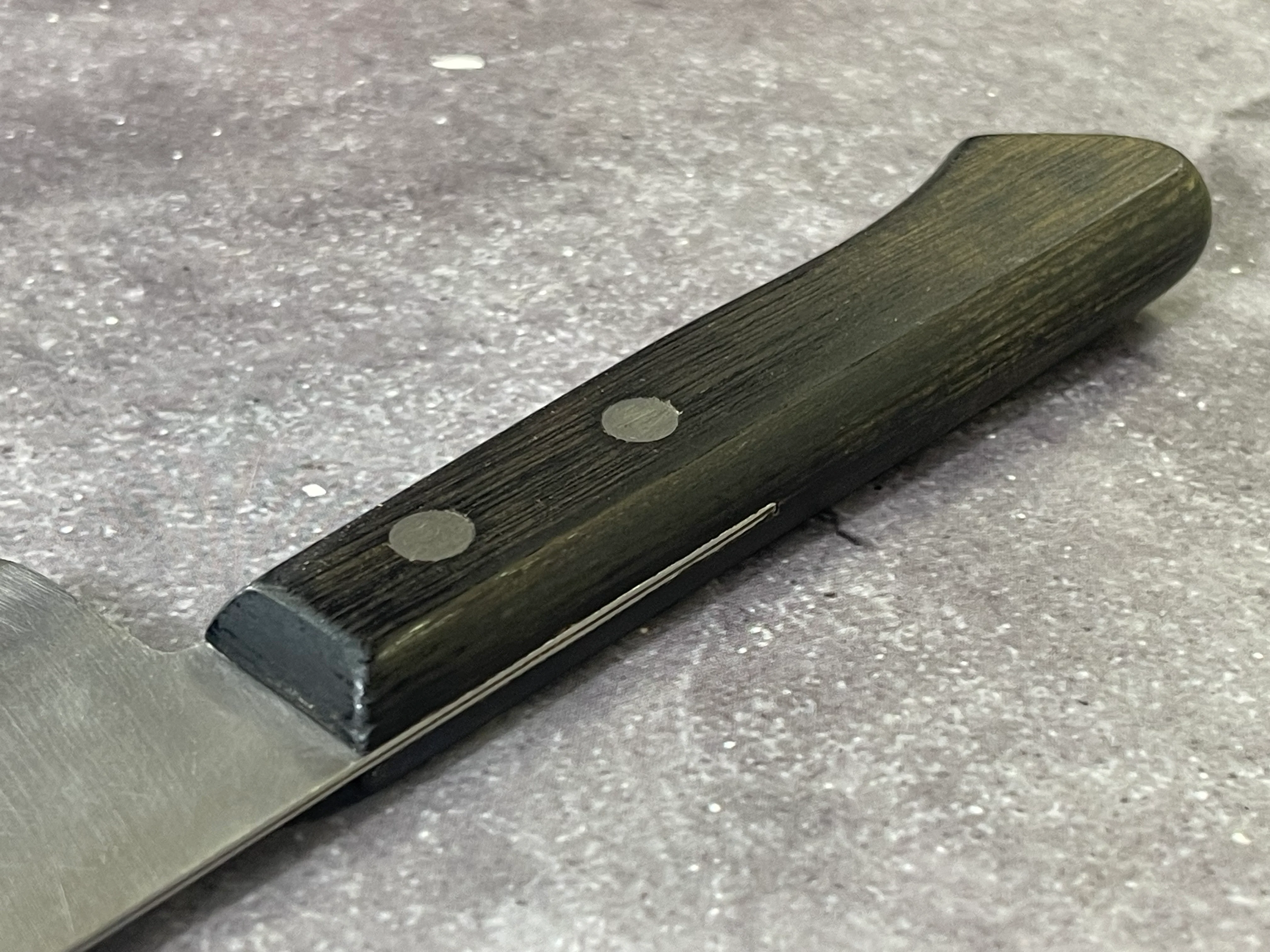 Vintage Japanese Santoku Knife 160mm Made in Japan 🇯🇵 1654 - Image 12
