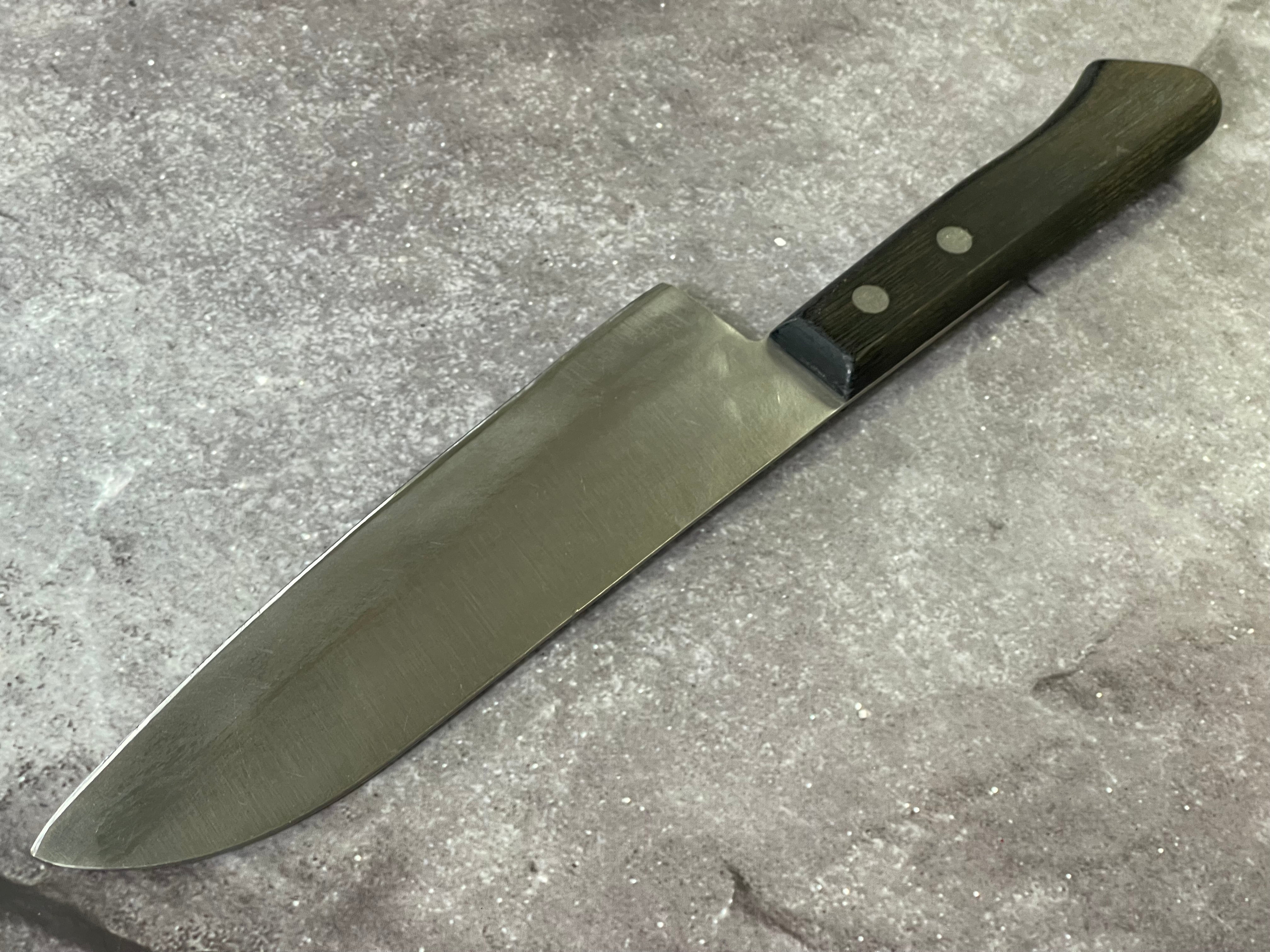 Vintage Japanese Santoku Knife 160mm Made in Japan 🇯🇵 1654 - Image 13