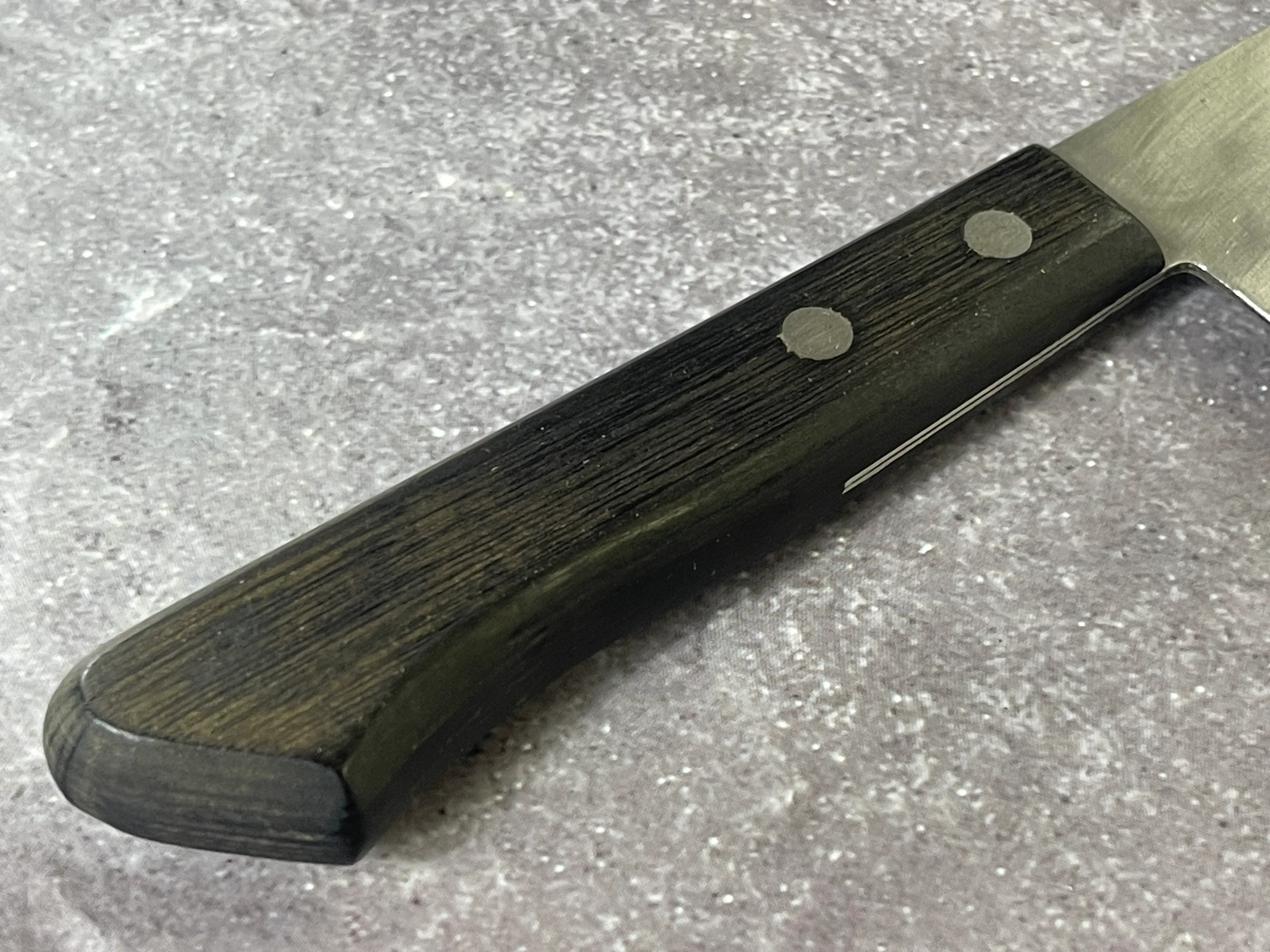 Vintage Japanese Santoku Knife 160mm Made in Japan 🇯🇵 1654 - Image 9