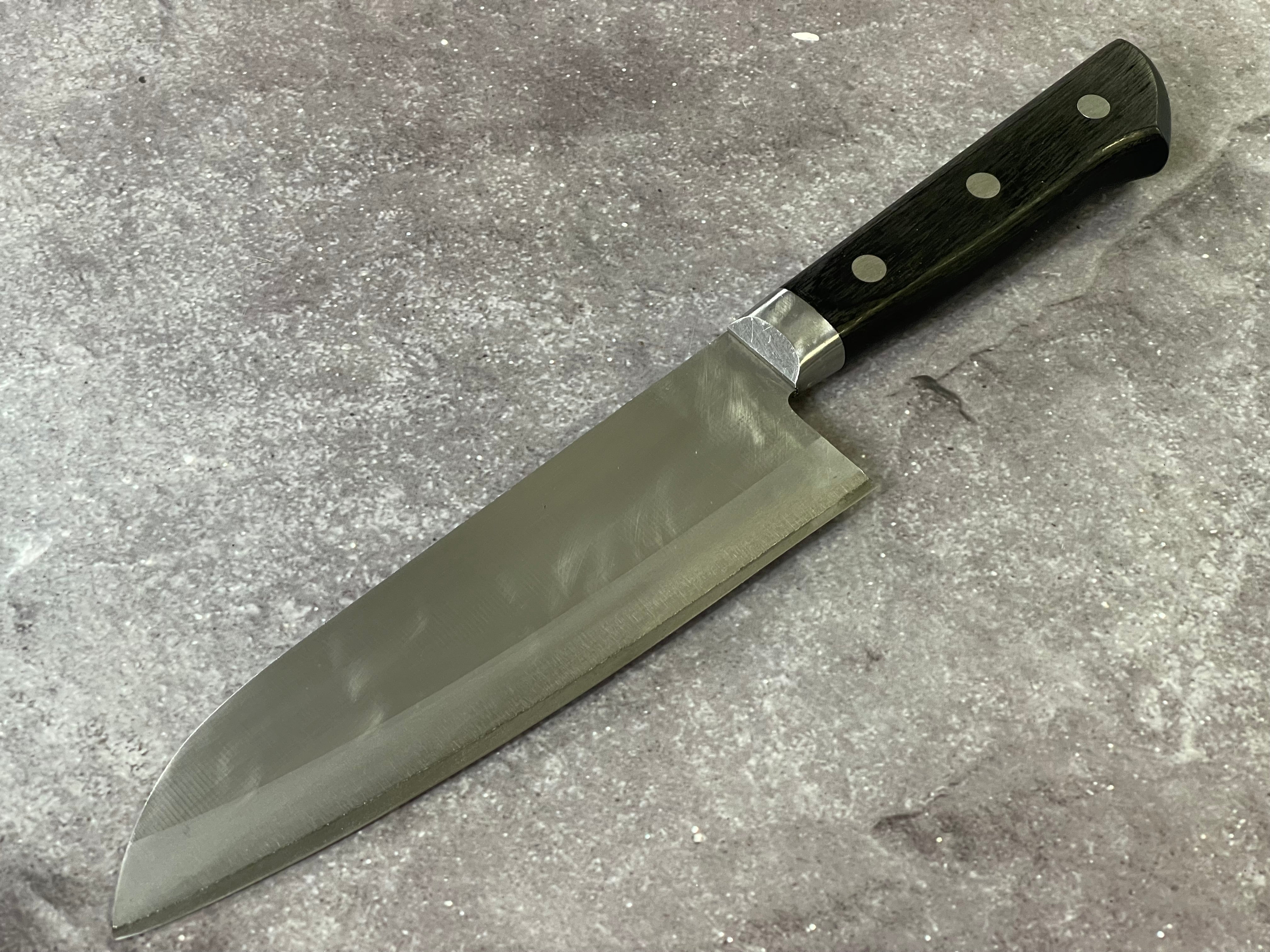 Vintage Japanese Santoku Knife 160mm Made in Japan 🇯🇵 1655 - Image 10