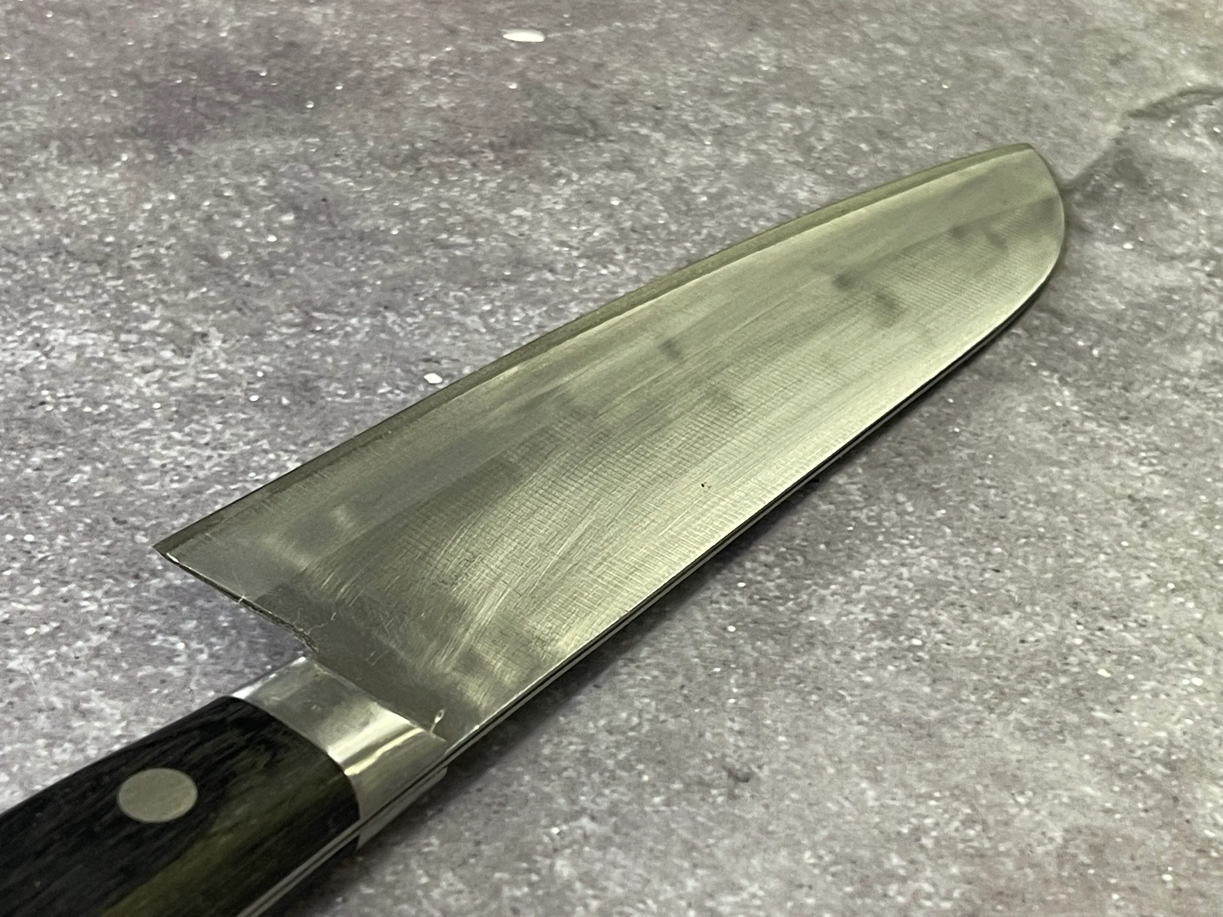 Vintage Japanese Santoku Knife 160mm Made in Japan 🇯🇵 1655 - Image 12