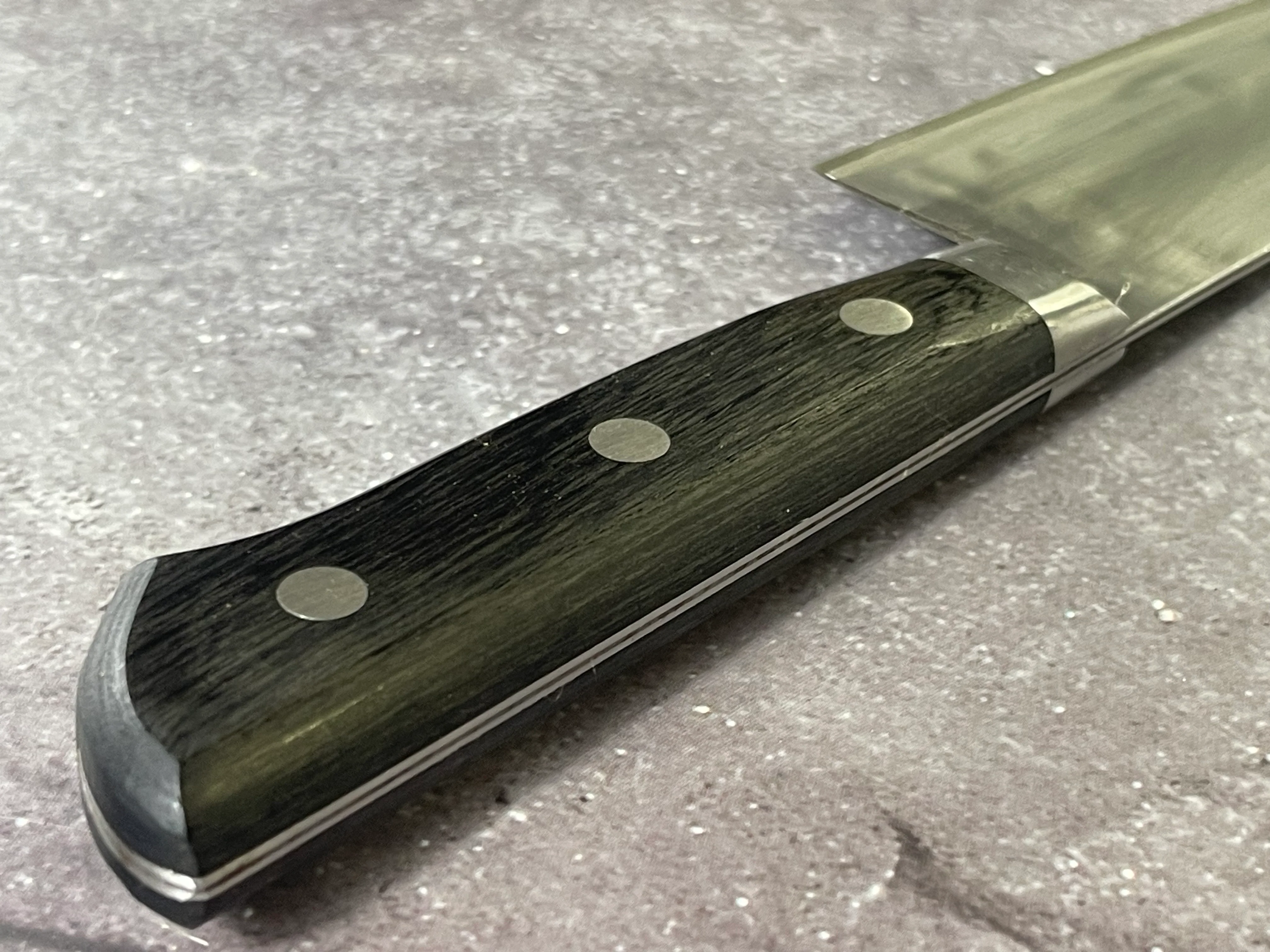 Vintage Japanese Santoku Knife 160mm Made in Japan 🇯🇵 1655 - Image 13
