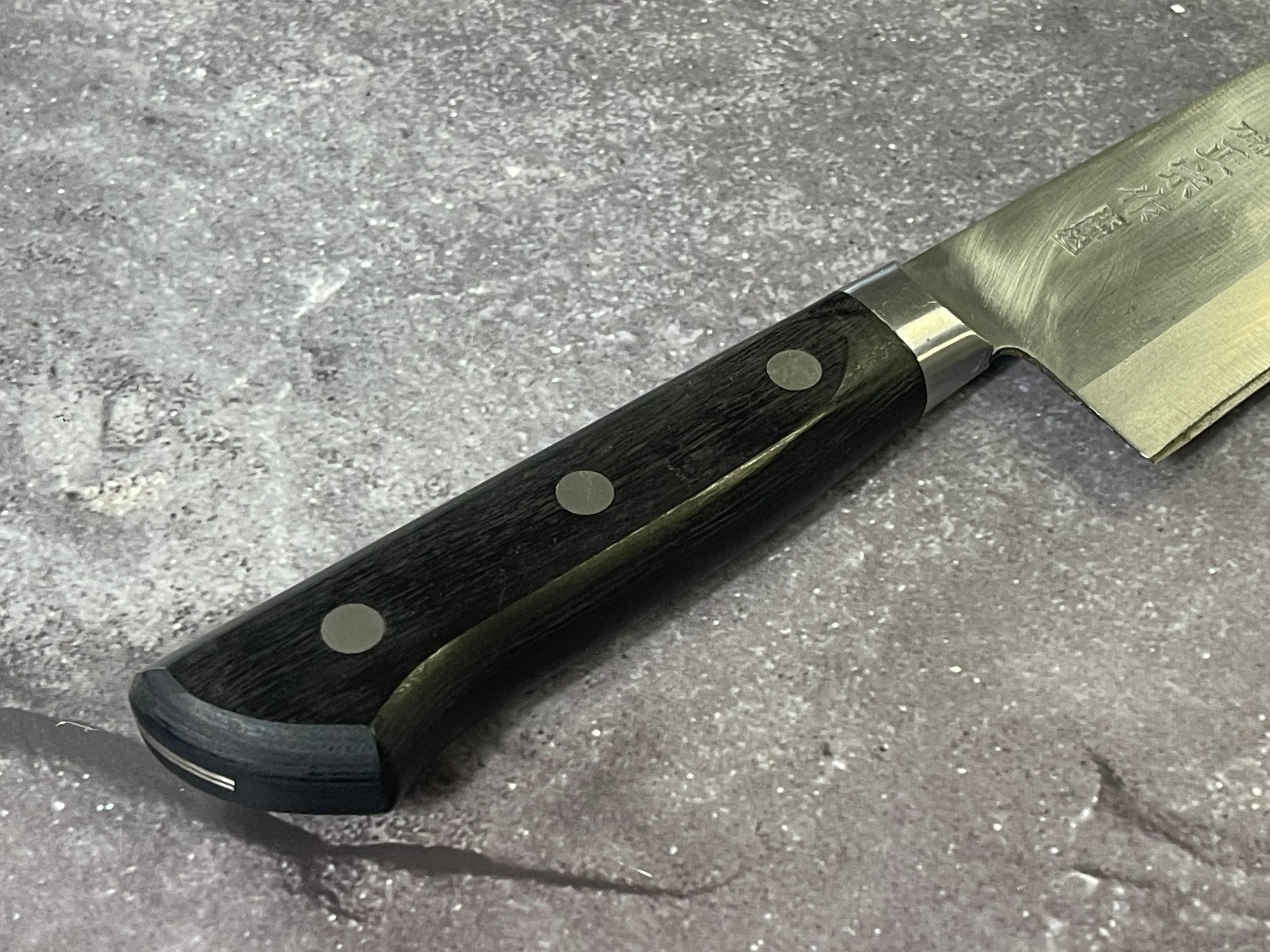 Vintage Japanese Santoku Knife 160mm Made in Japan 🇯🇵 1655 - Image 5