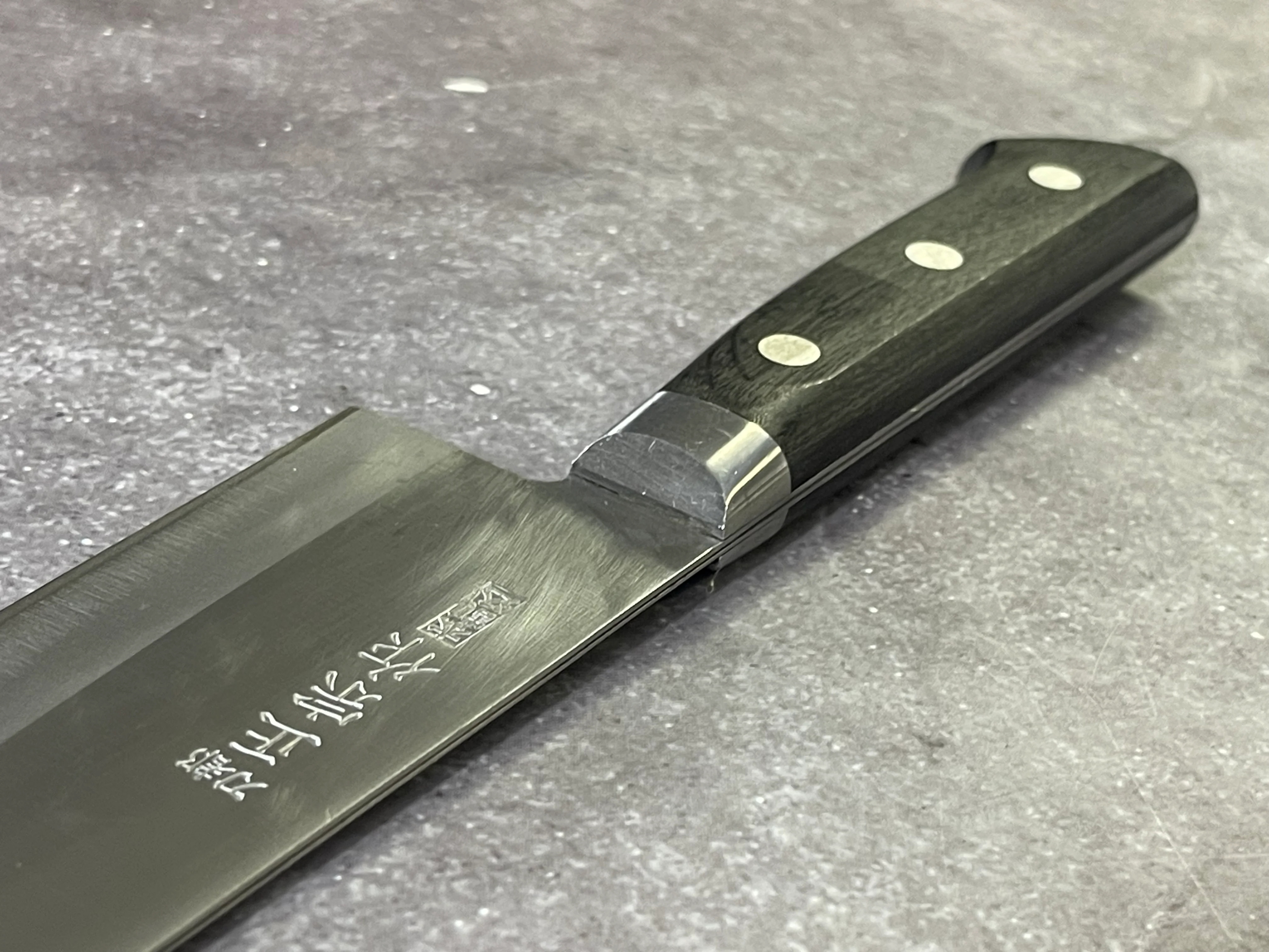 Vintage Japanese Santoku Knife 160mm Made in Japan 🇯🇵 1655 - Image 6
