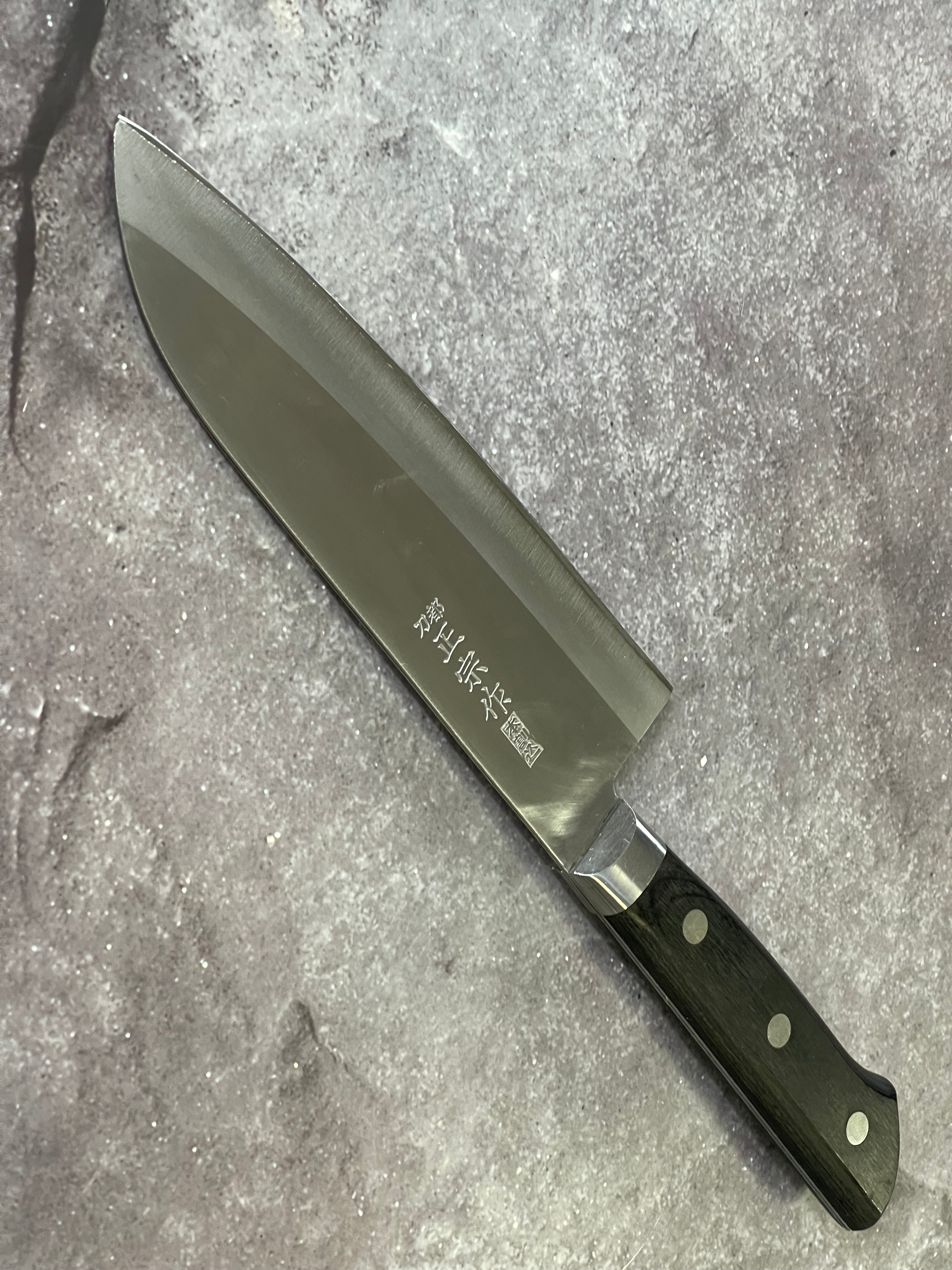 Vintage Japanese Santoku Knife 160mm Made in Japan 🇯🇵 1655 - Image 7