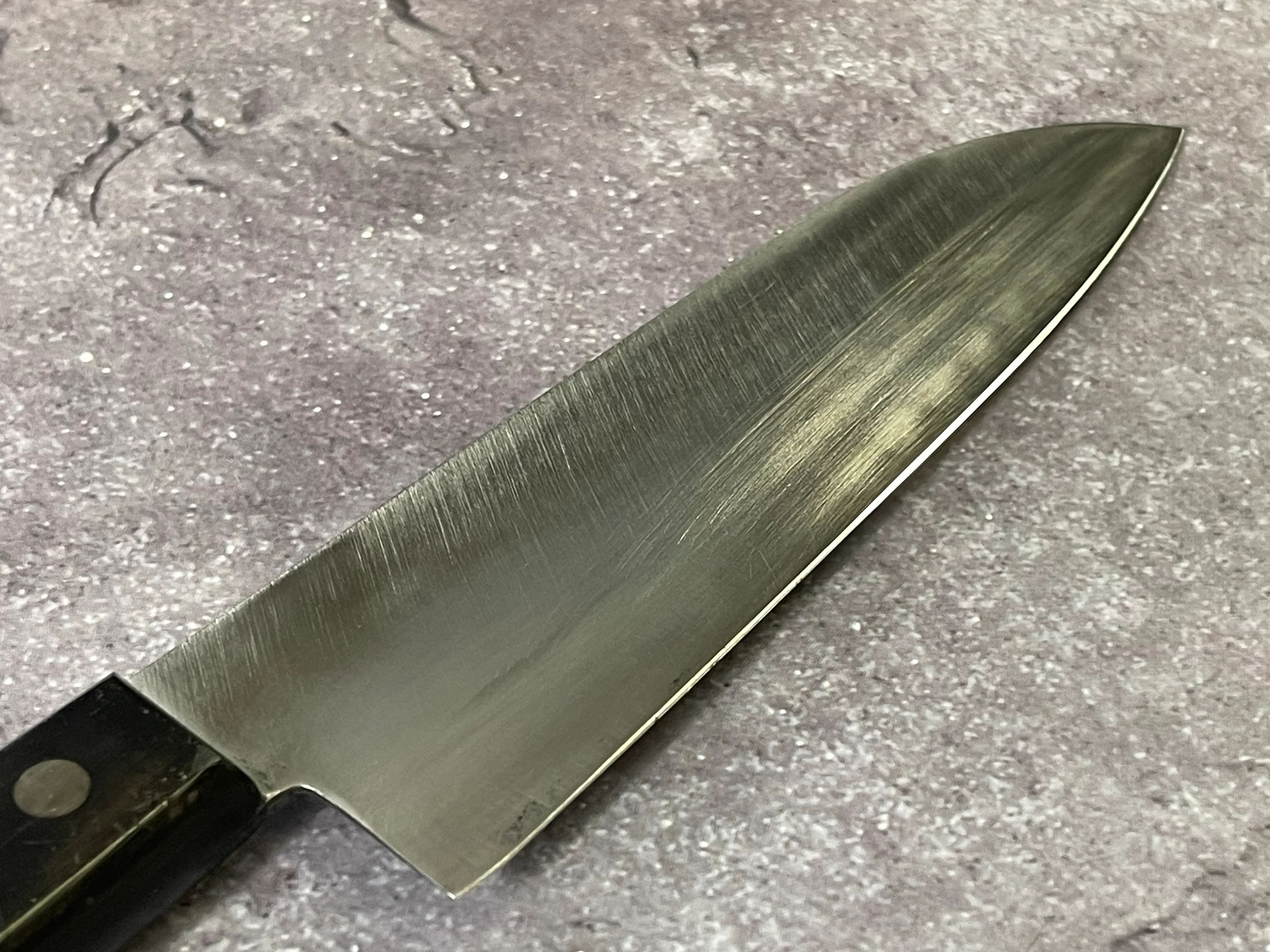 Vintage Japanese Santoku Knife 160mm Made in Japan 🇯🇵 1656 - Image 14
