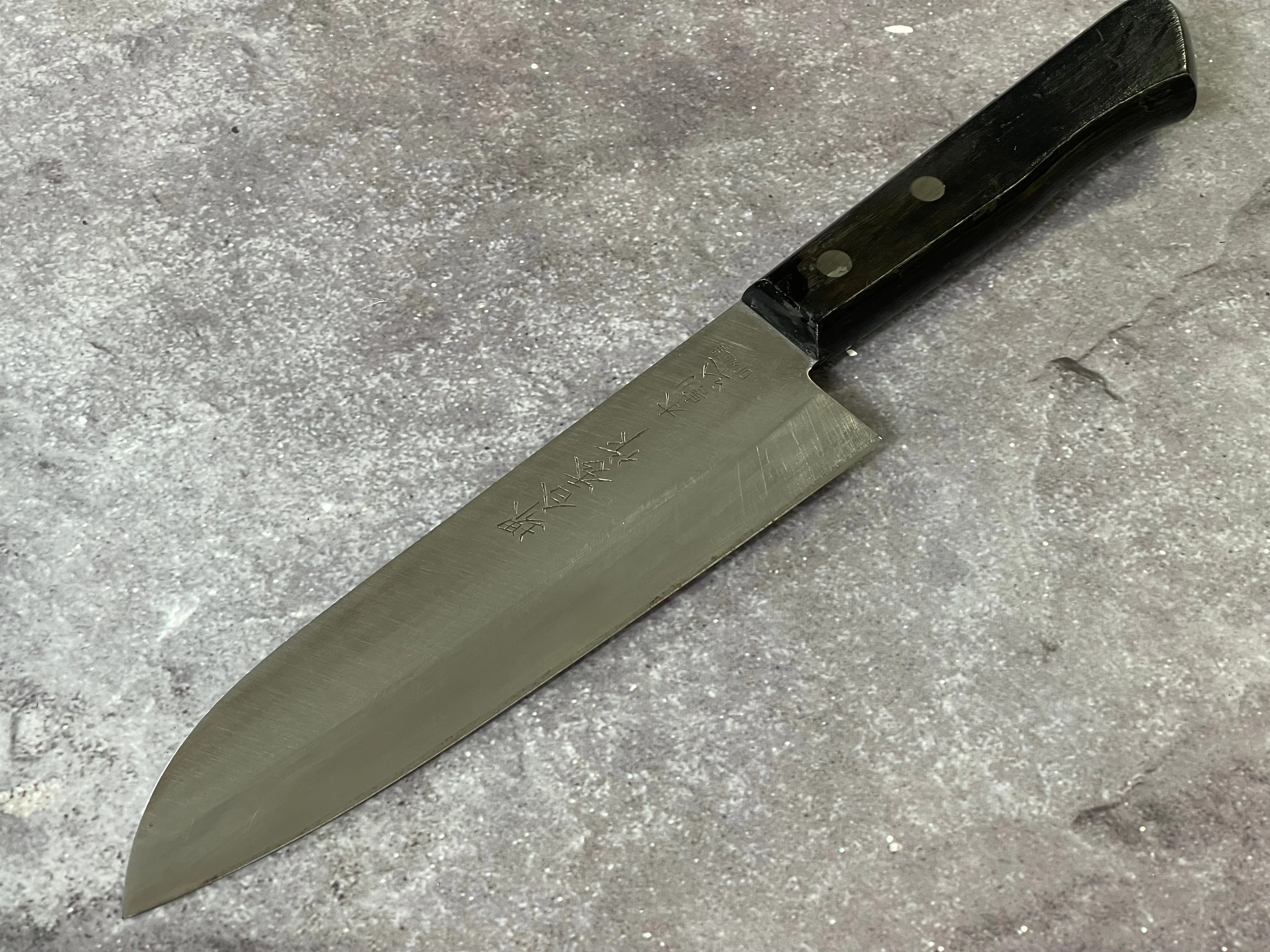 Vintage Japanese Santoku Knife 160mm Made in Japan 🇯🇵 1656 - Image 2