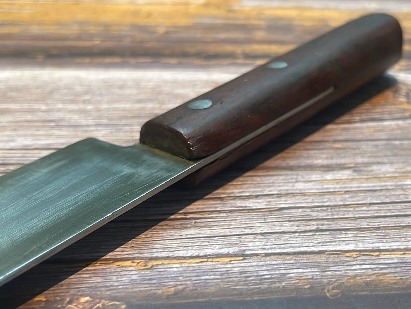 Vintage Japanese Santoku Knife 160mm Made in Japan 🇯🇵 739 - Image 11