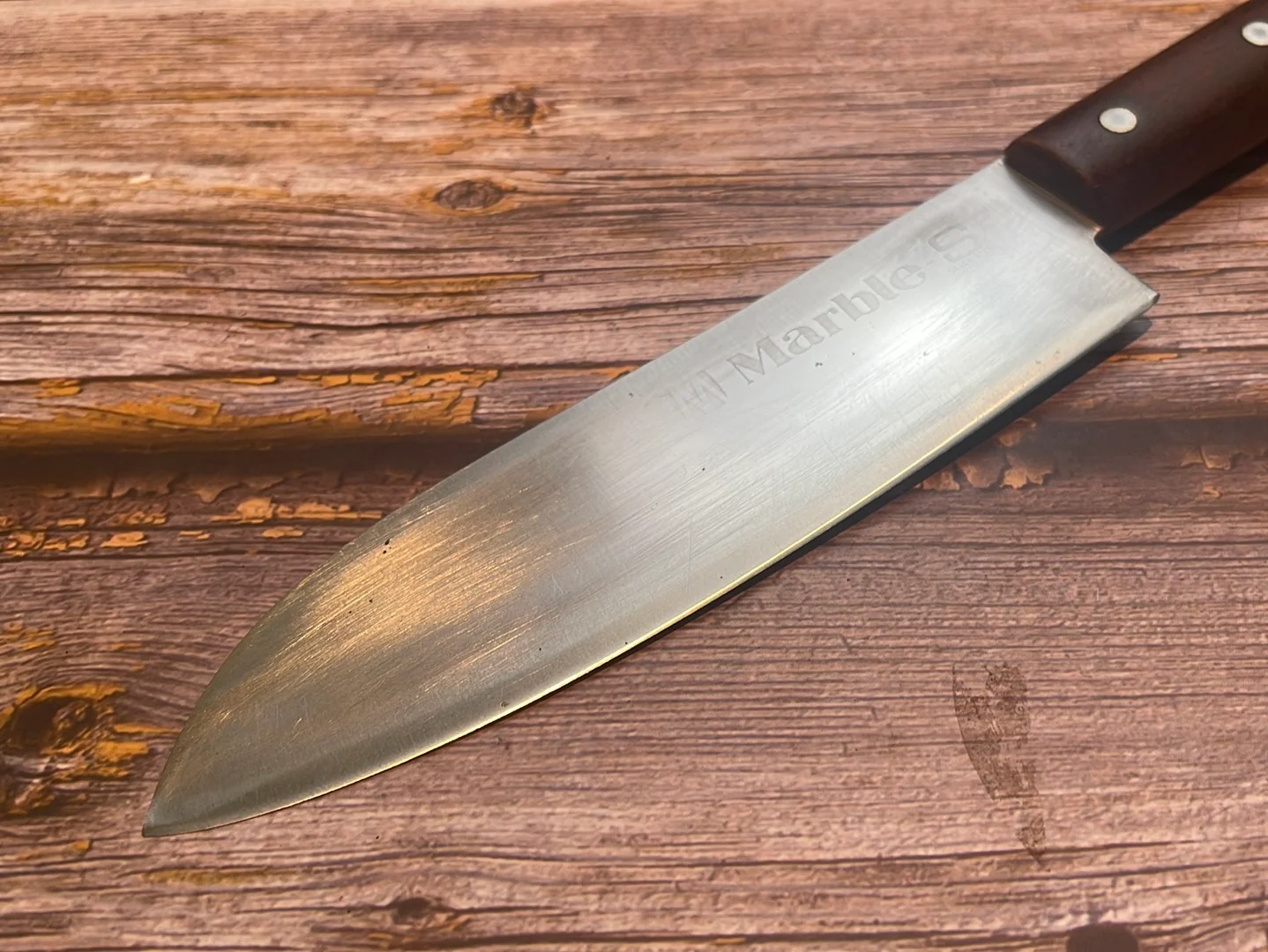 Vintage Japanese Santoku Knife 160mm Made in Japan 🇯🇵 739 - Image 3