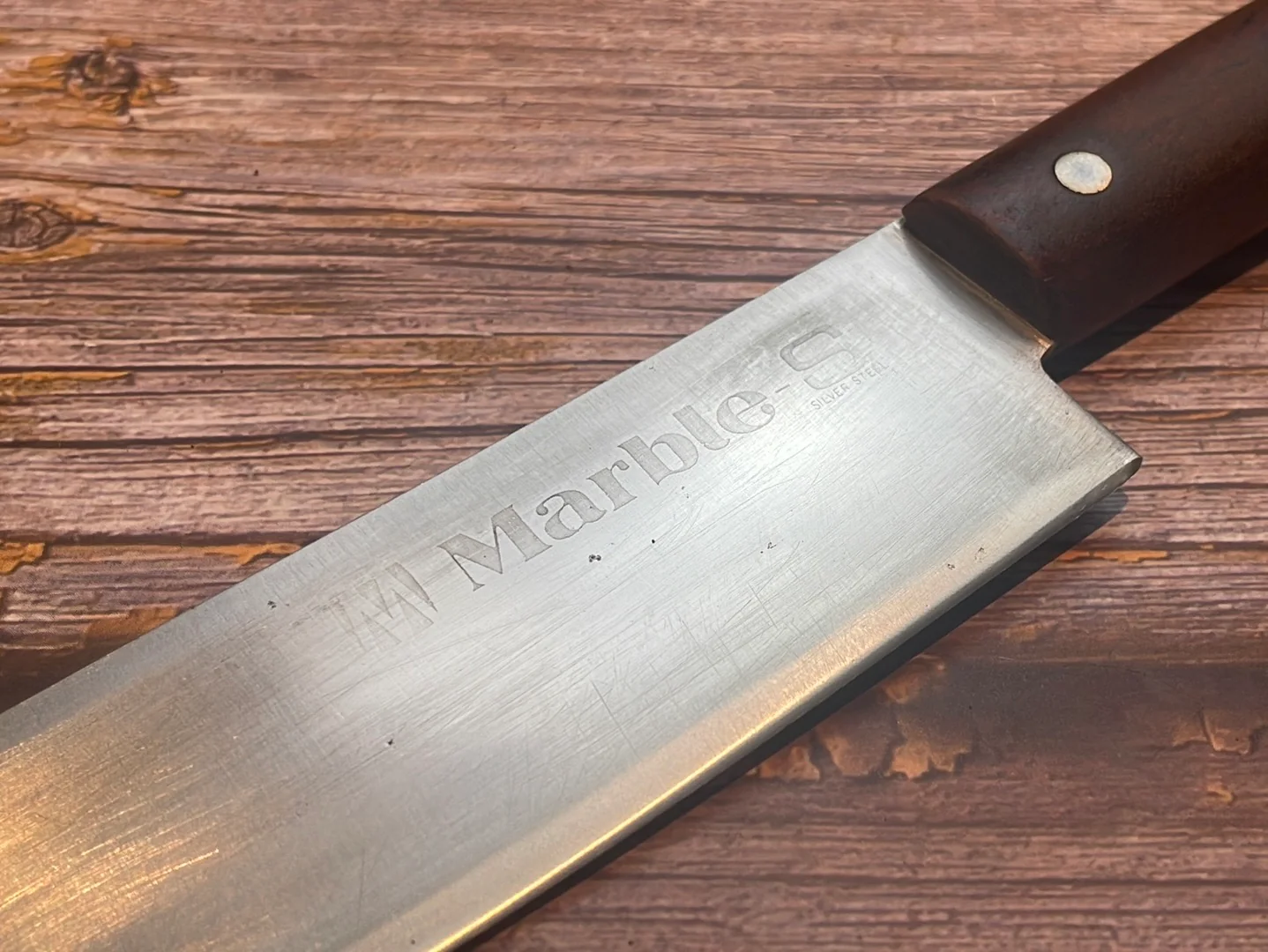 Vintage Japanese Santoku Knife 160mm Made in Japan 🇯🇵 739 - Image 4