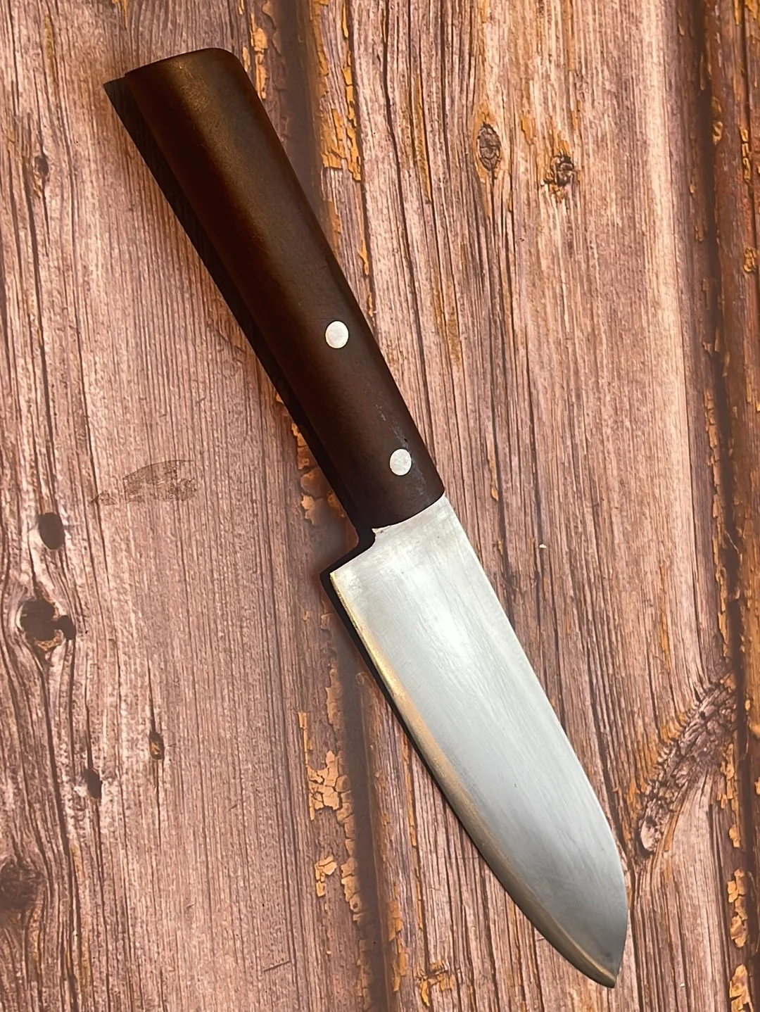 Vintage Japanese Santoku Knife 160mm Made in Japan 🇯🇵 739 - Image 7