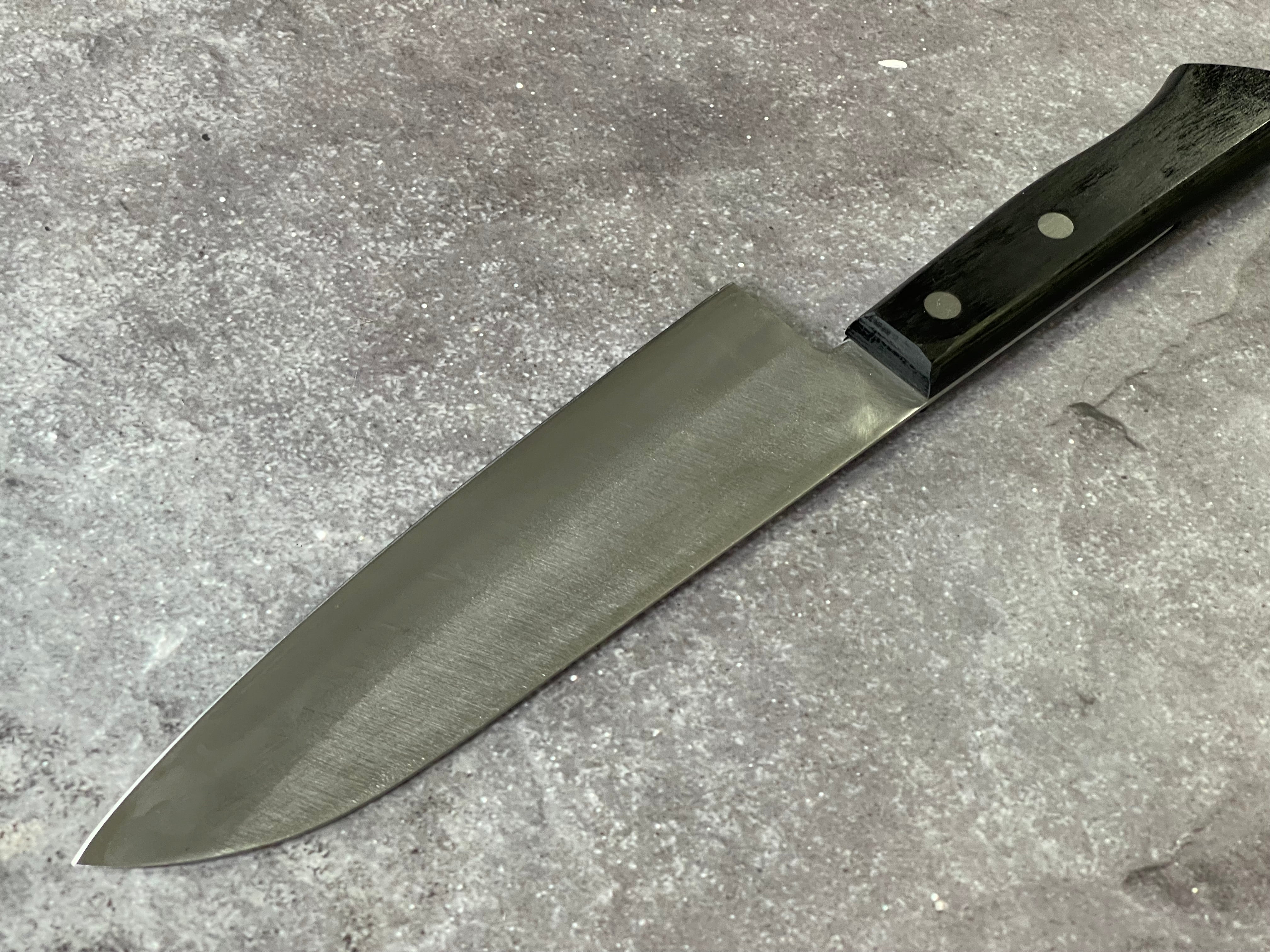 Vintage Japanese Santoku Knife 170mm Made in Japan 🇯🇵 1645 - Image 13