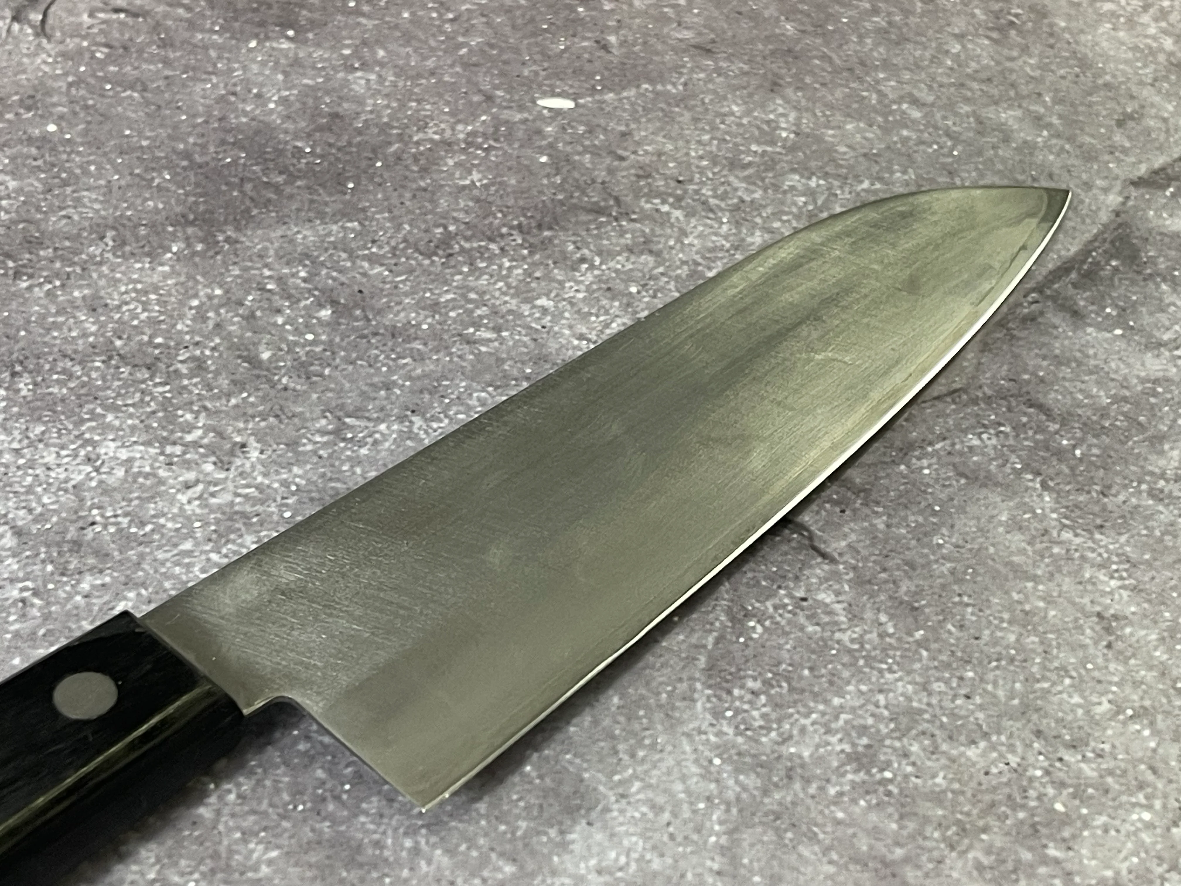Vintage Japanese Santoku Knife 170mm Made in Japan 🇯🇵 1645 - Image 14