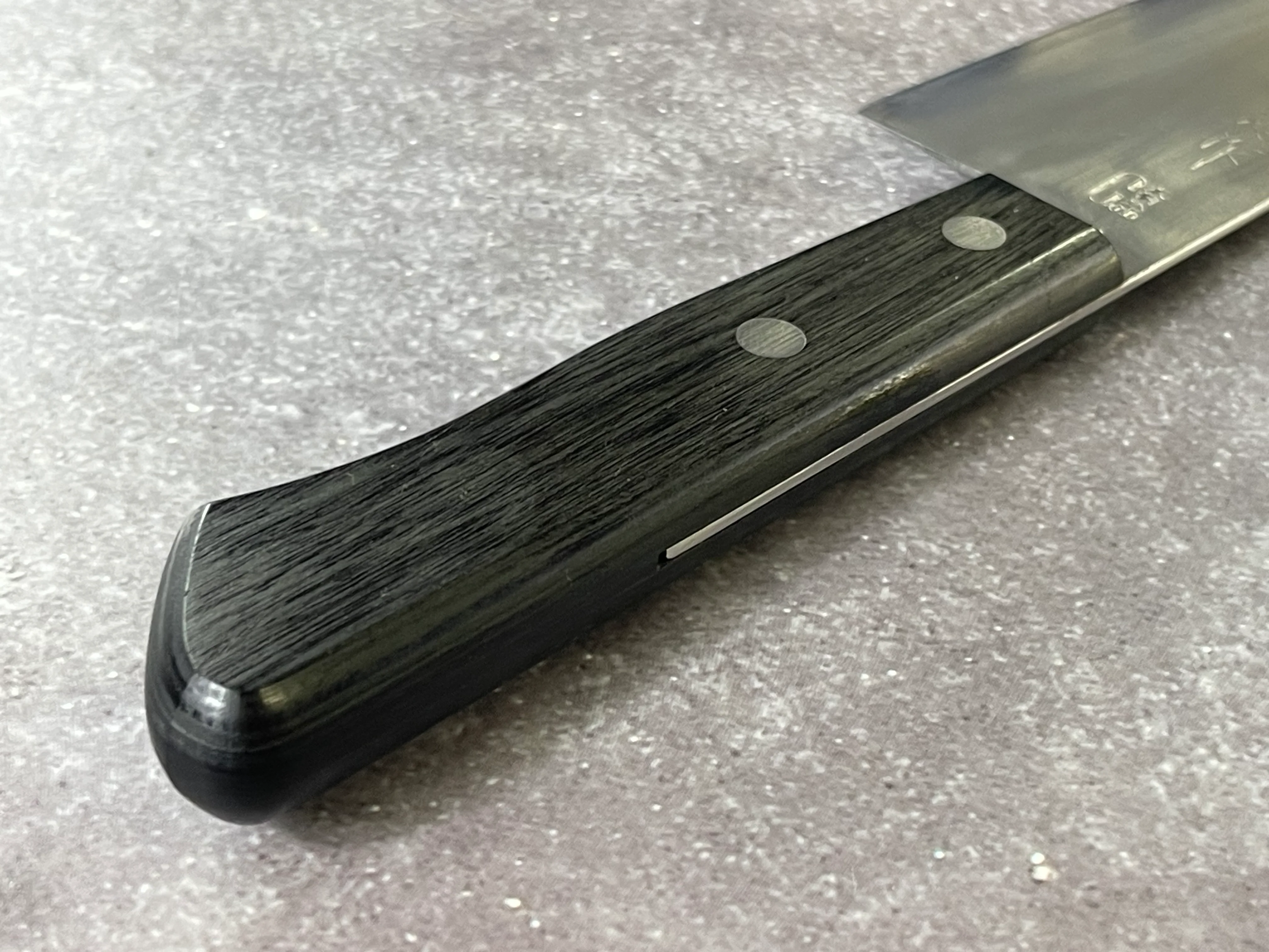 Vintage Japanese Santoku Knife 170mm Made in Japan 🇯🇵 1645 - Image 6