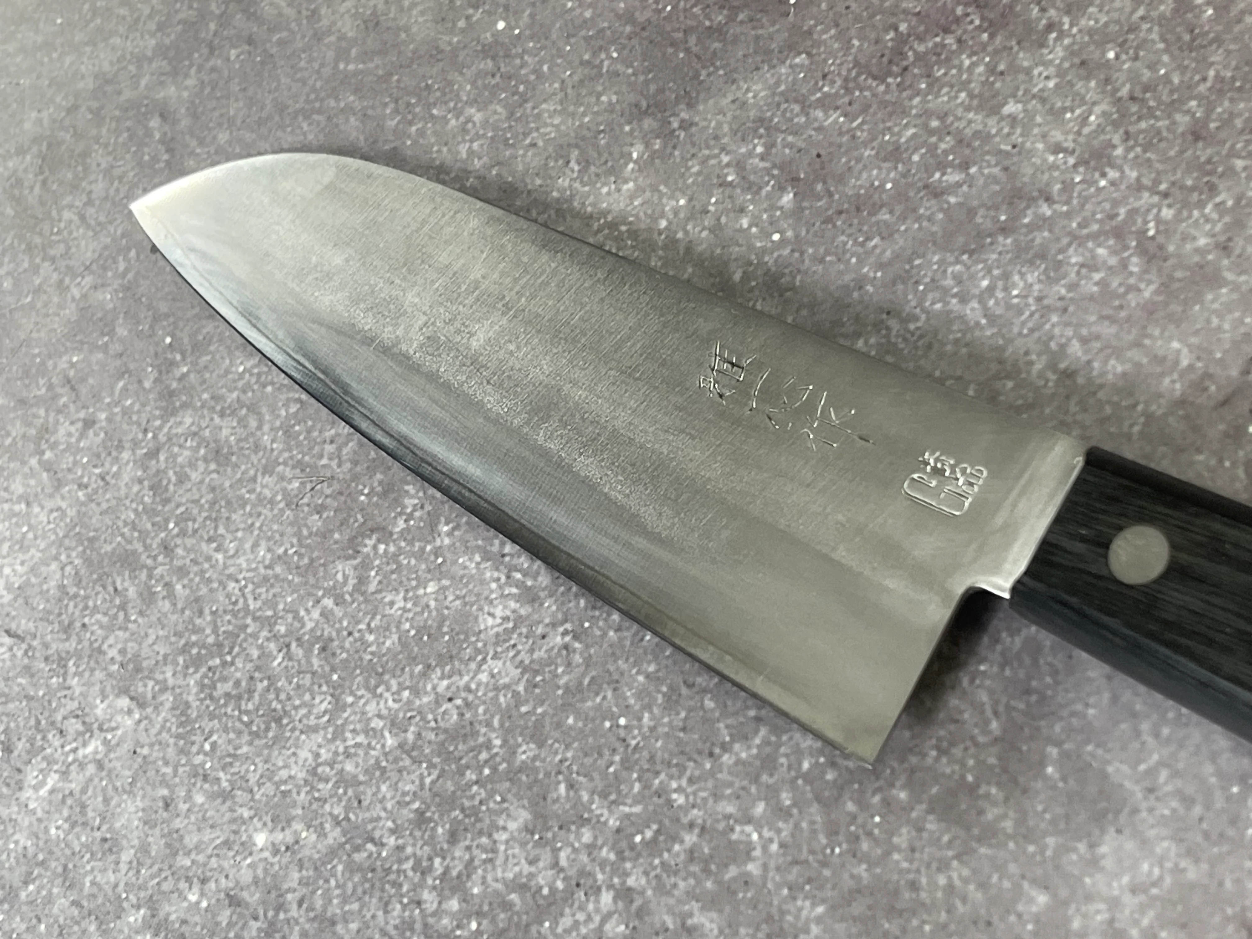 Vintage Japanese Santoku Knife 170mm Made in Japan 🇯🇵 1645 - Image 8