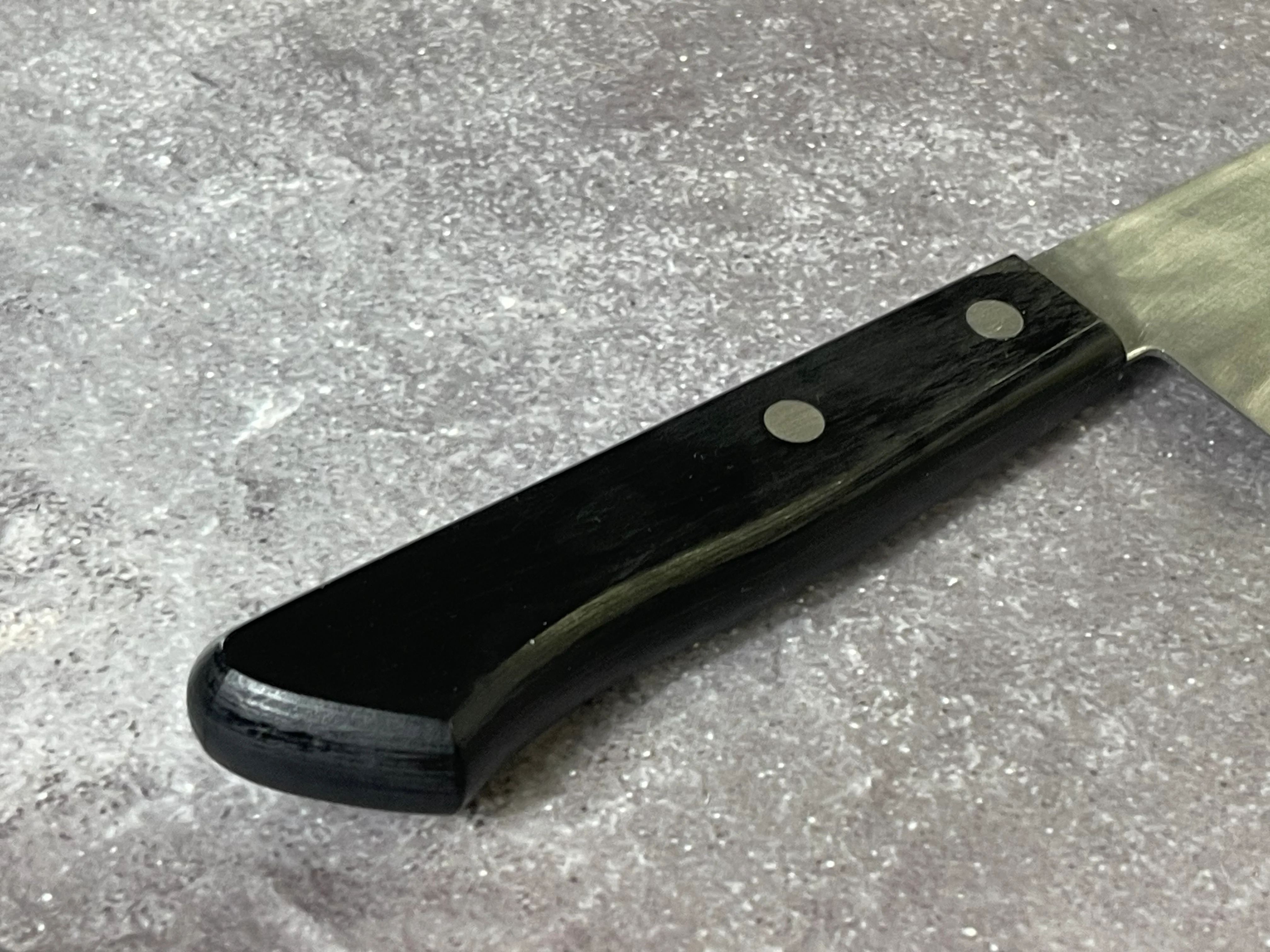 Vintage Japanese Santoku Knife 170mm Made in Japan 🇯🇵 1645 - Image 9