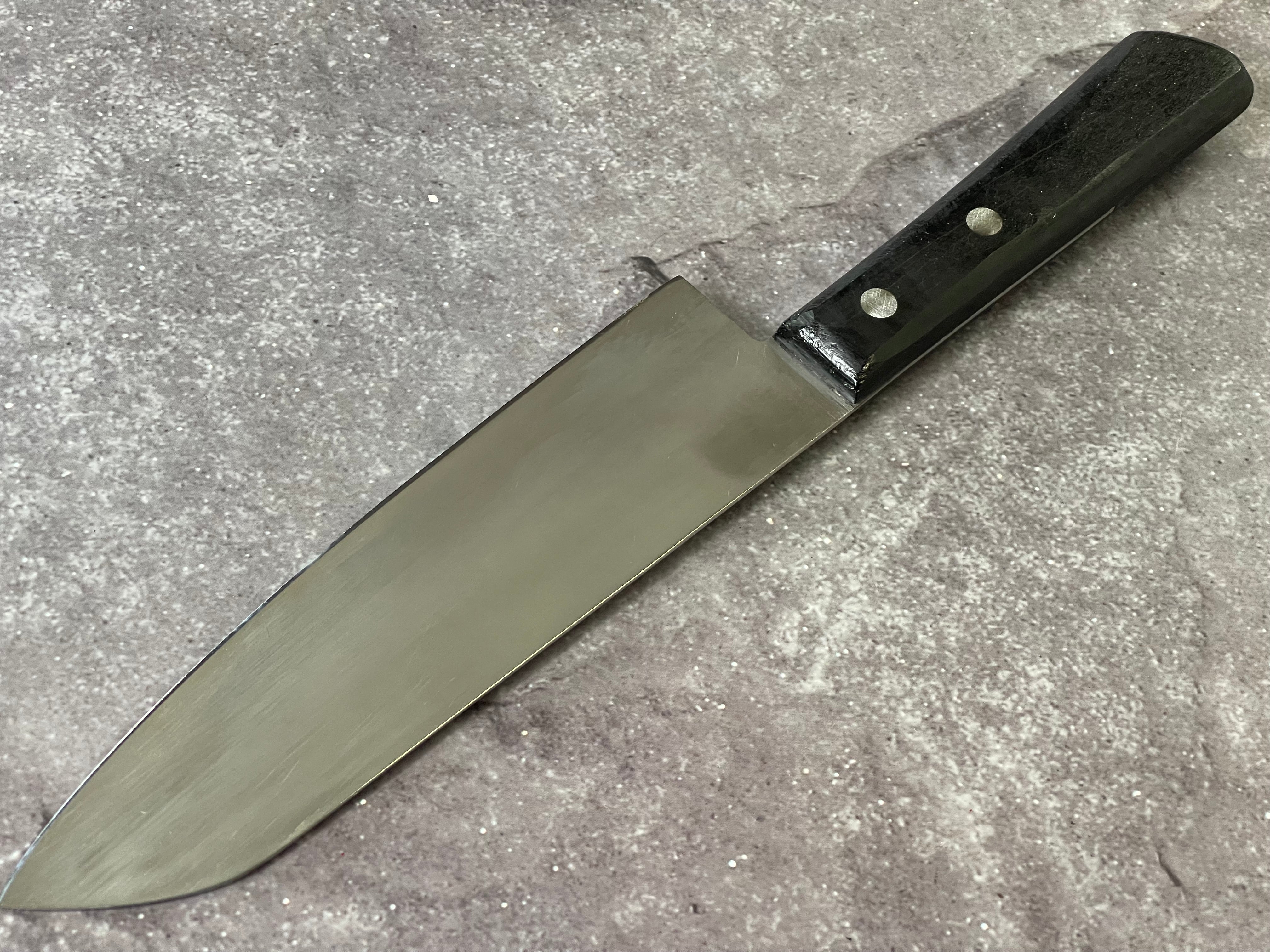 Vintage Japanese Santoku Knife 170mm Made in Japan 🇯🇵 1648 - Image 13