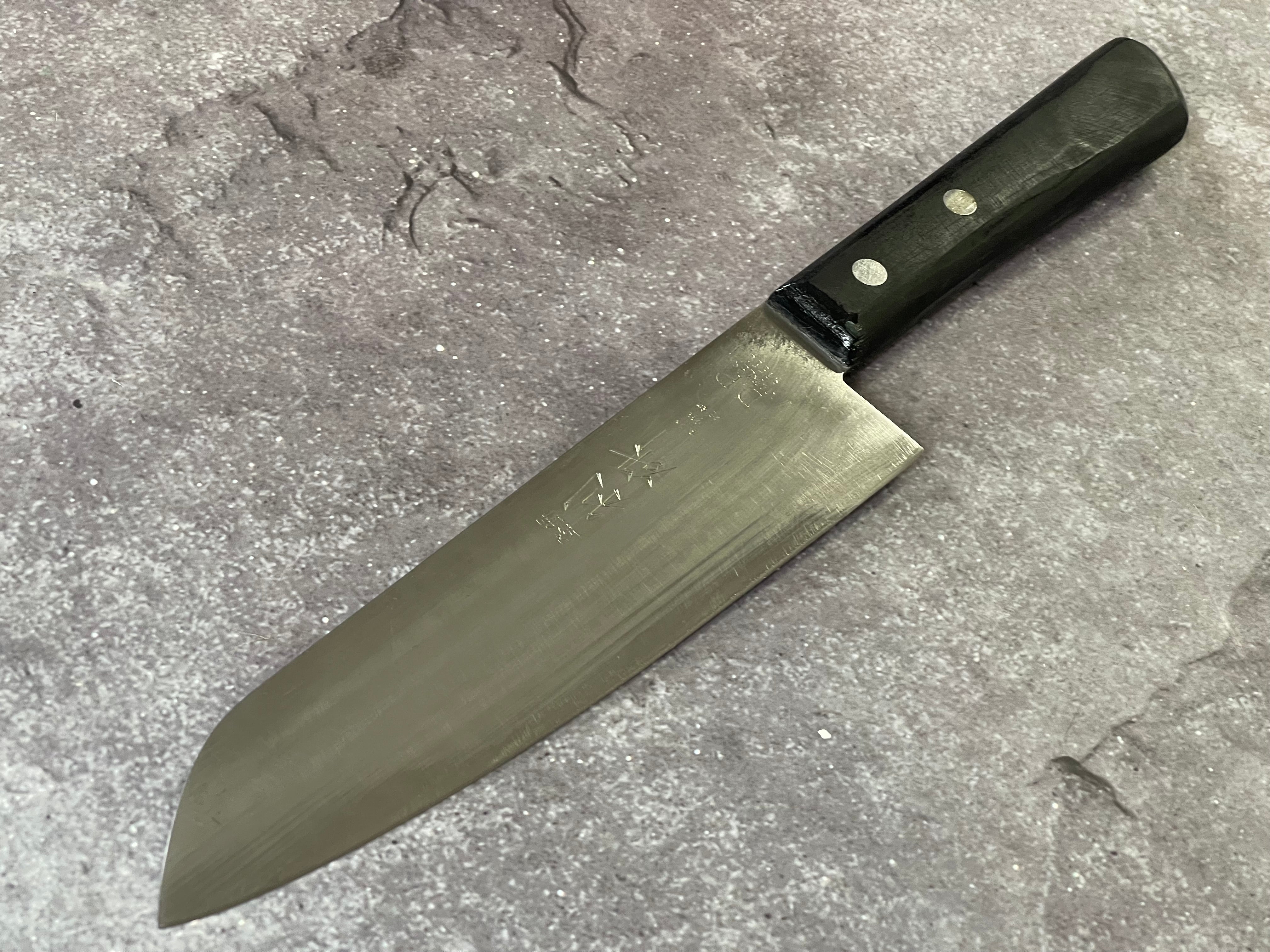 Vintage Japanese Santoku Knife 170mm Made in Japan 🇯🇵 1648 - Image 2
