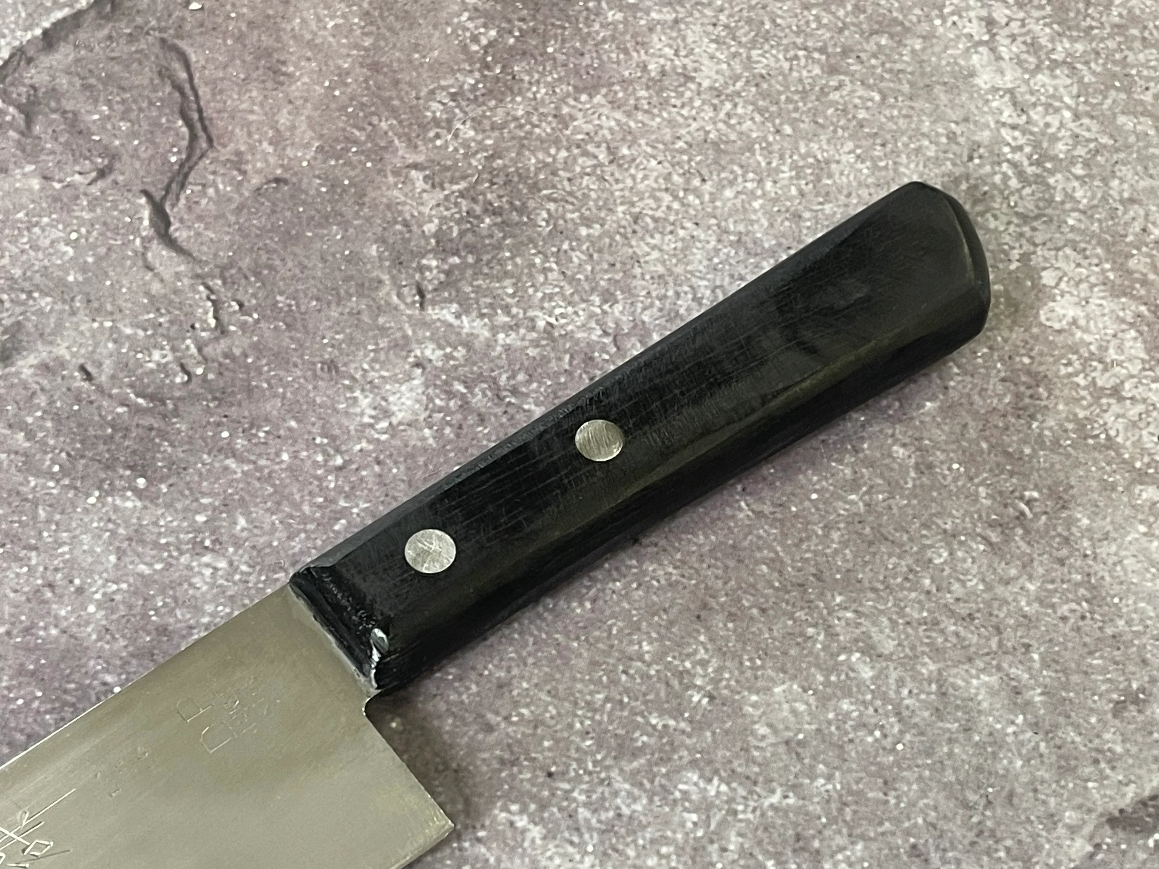 Vintage Japanese Santoku Knife 170mm Made in Japan 🇯🇵 1648 - Image 3