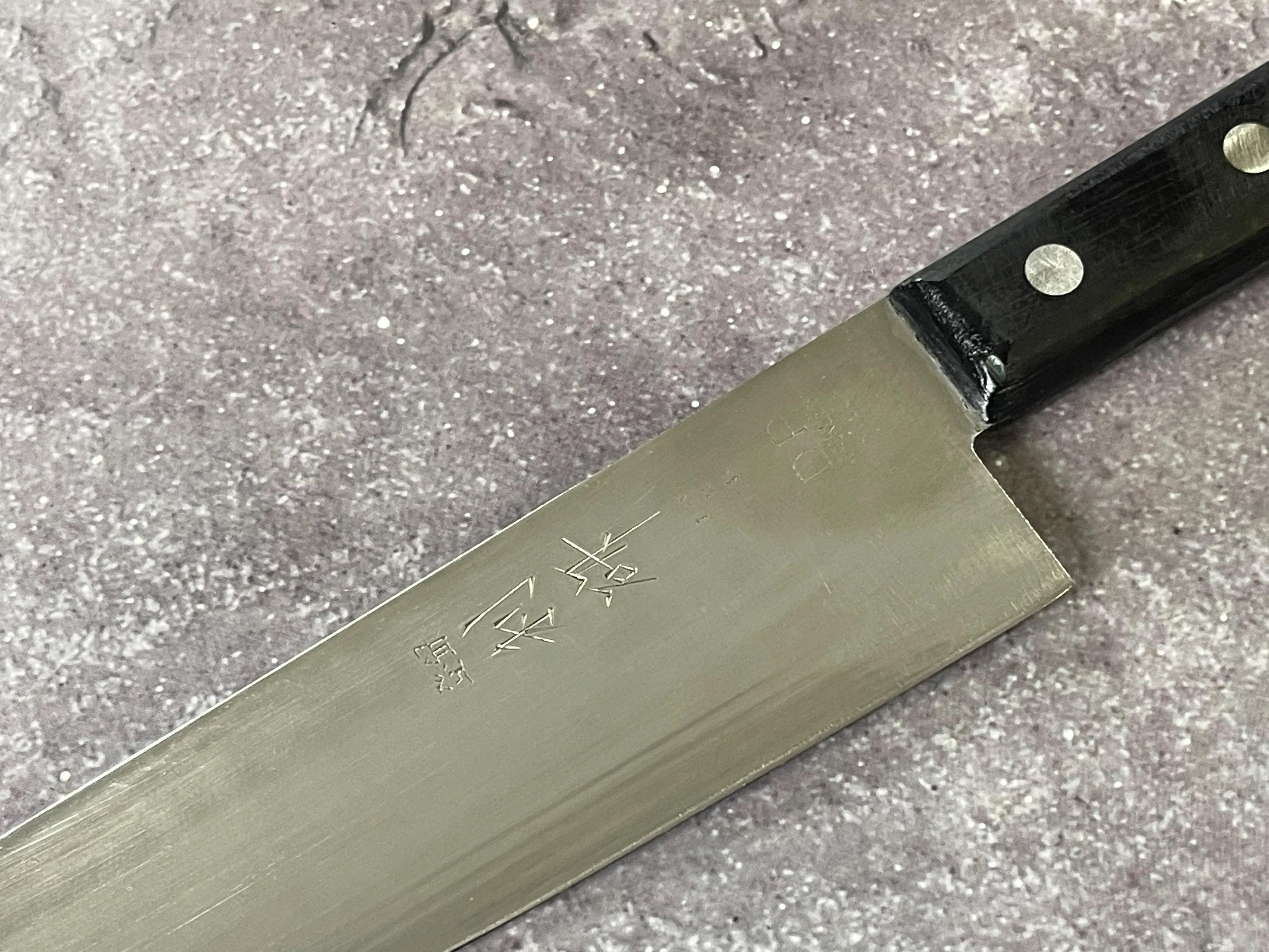 Vintage Japanese Santoku Knife 170mm Made in Japan 🇯🇵 1648 - Image 4