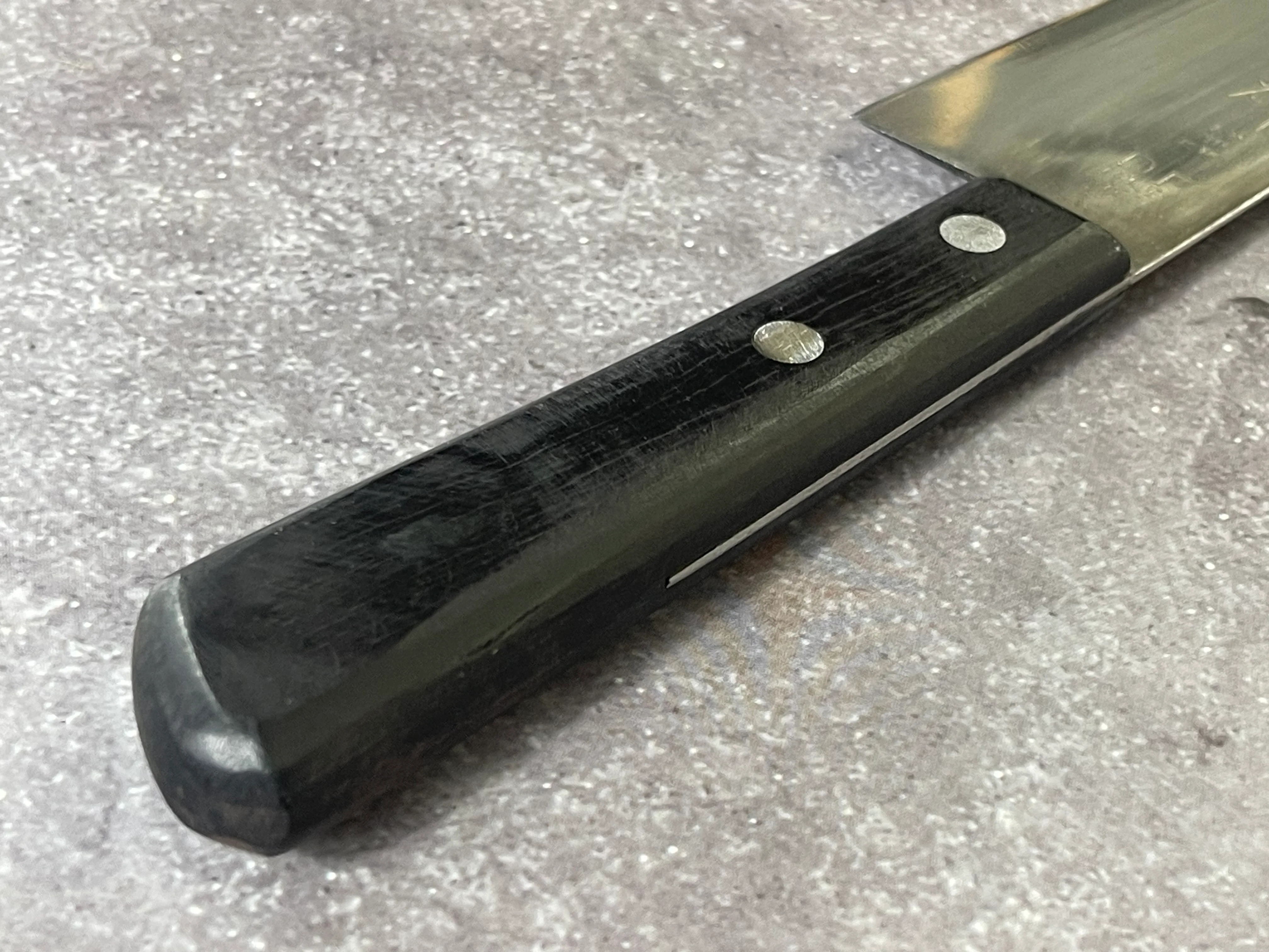 Vintage Japanese Santoku Knife 170mm Made in Japan 🇯🇵 1648 - Image 6