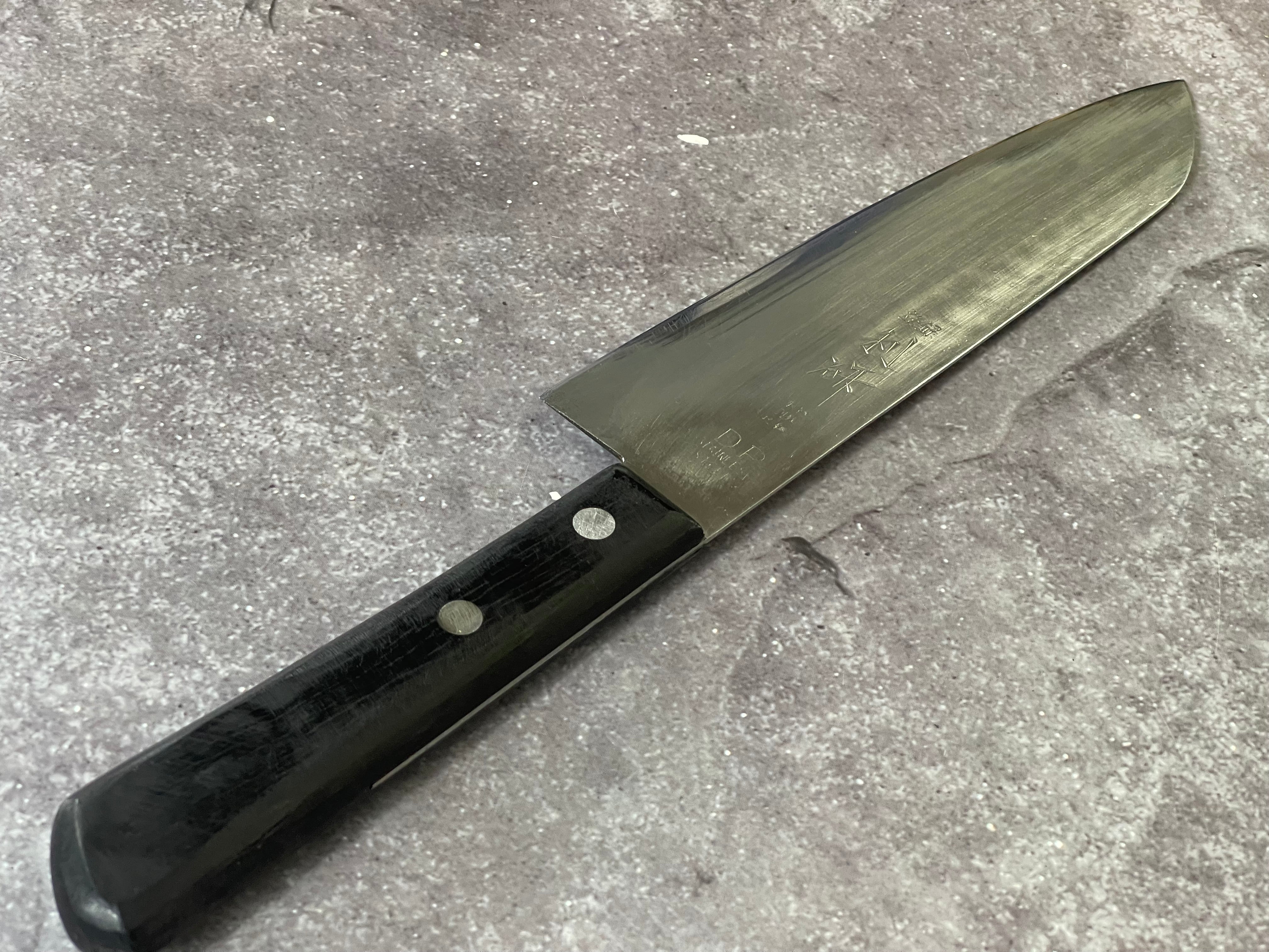 Vintage Japanese Santoku Knife 170mm Made in Japan 🇯🇵 1648 - Image 7