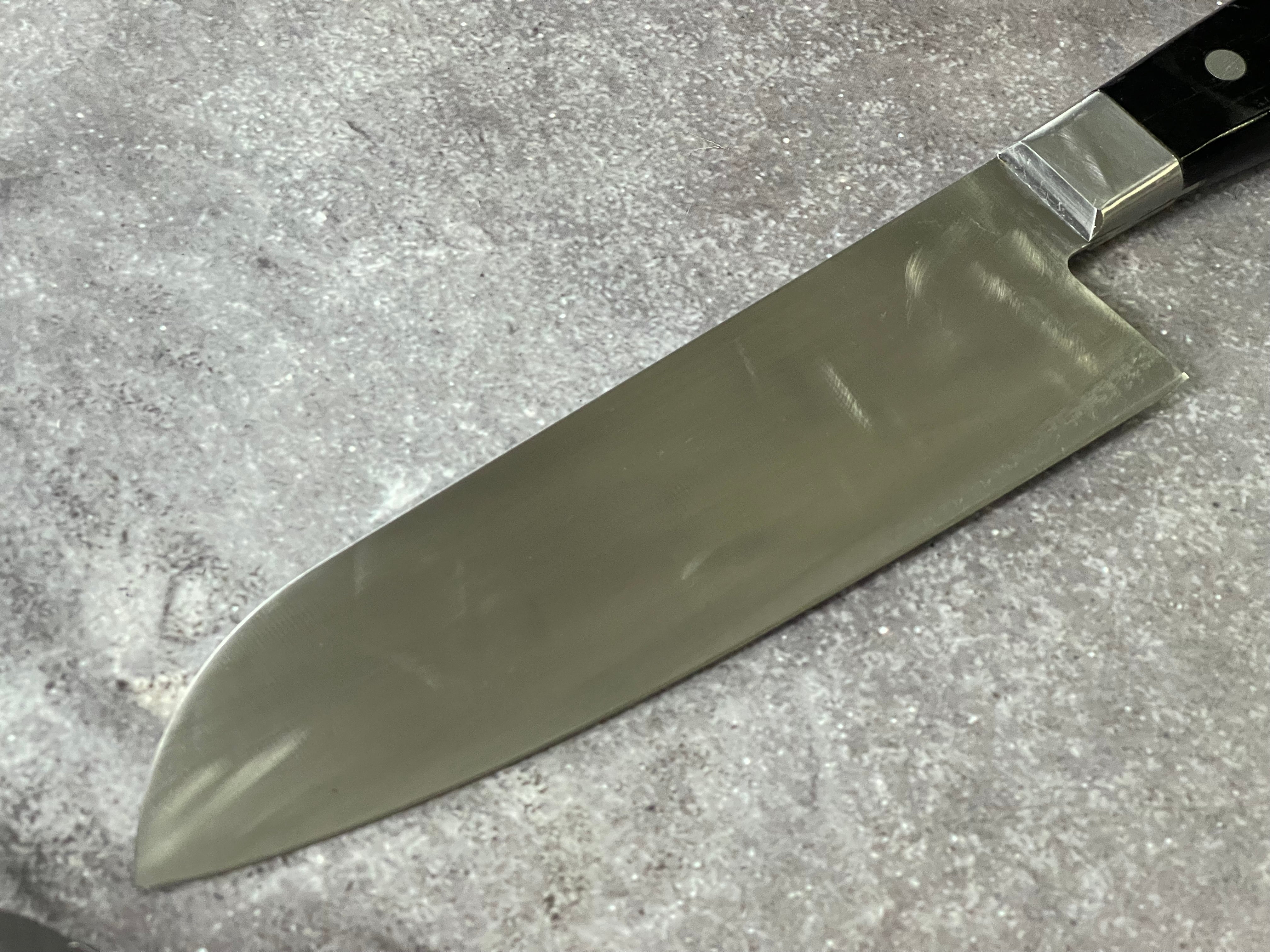 Vintage Japanese Santoku Knife 170mm Made in Japan 🇯🇵 1652 - Image 9