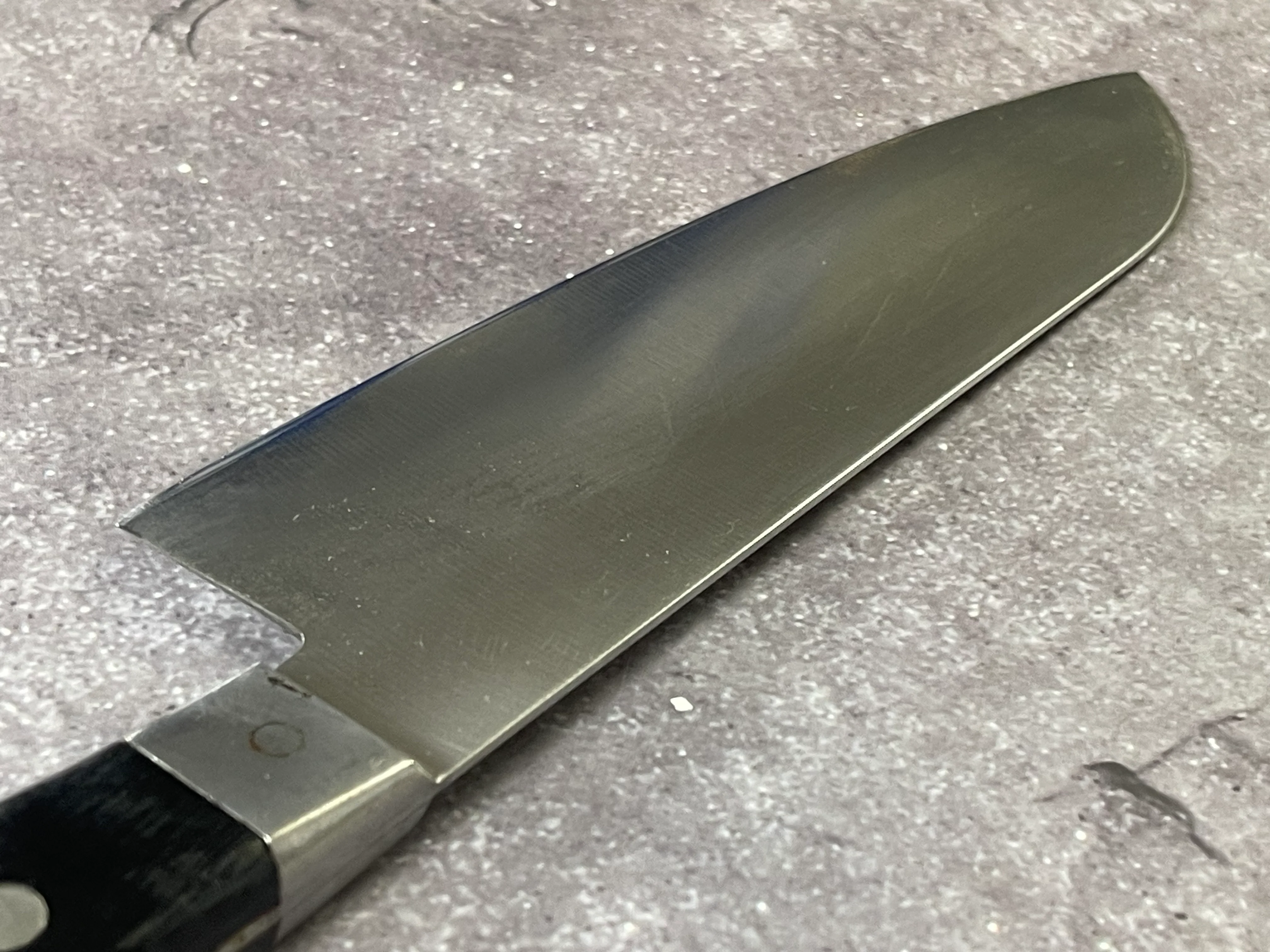 Vintage Japanese Santoku Knife 170mm Made in Japan 🇯🇵 1653 - Image 11