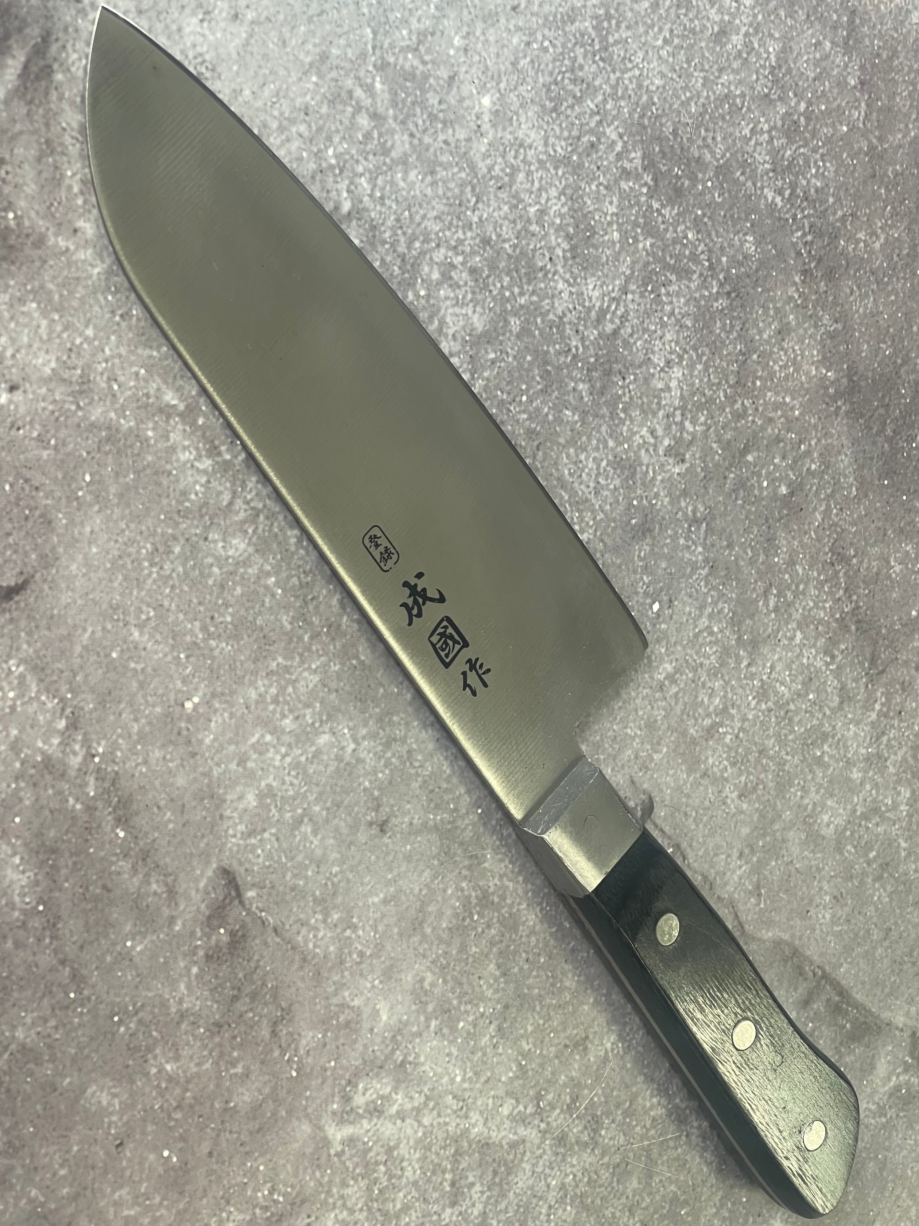 Vintage Japanese Santoku Knife 170mm Made in Japan 🇯🇵 1653 - Image 4