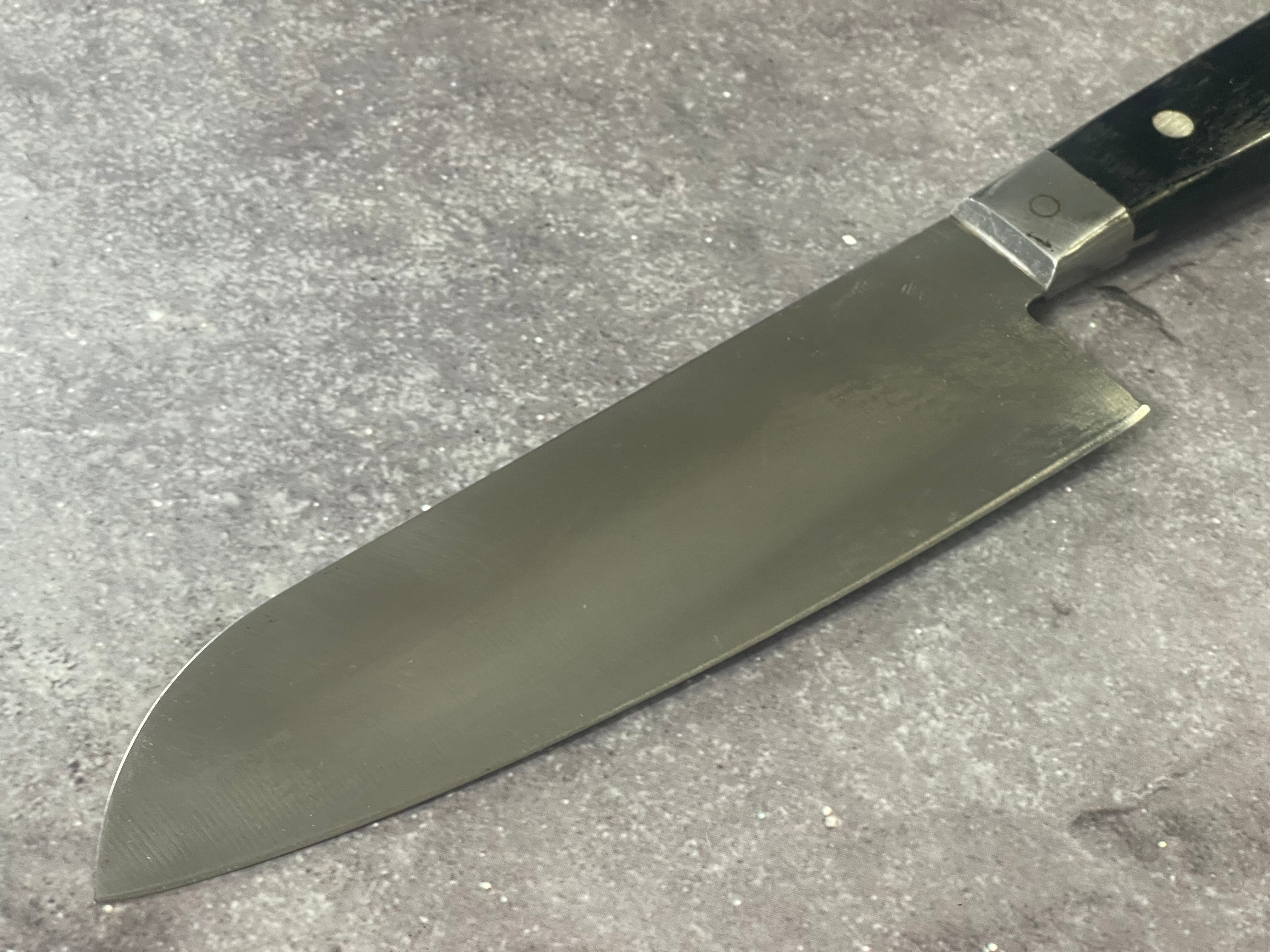 Vintage Japanese Santoku Knife 170mm Made in Japan 🇯🇵 1653 - Image 8