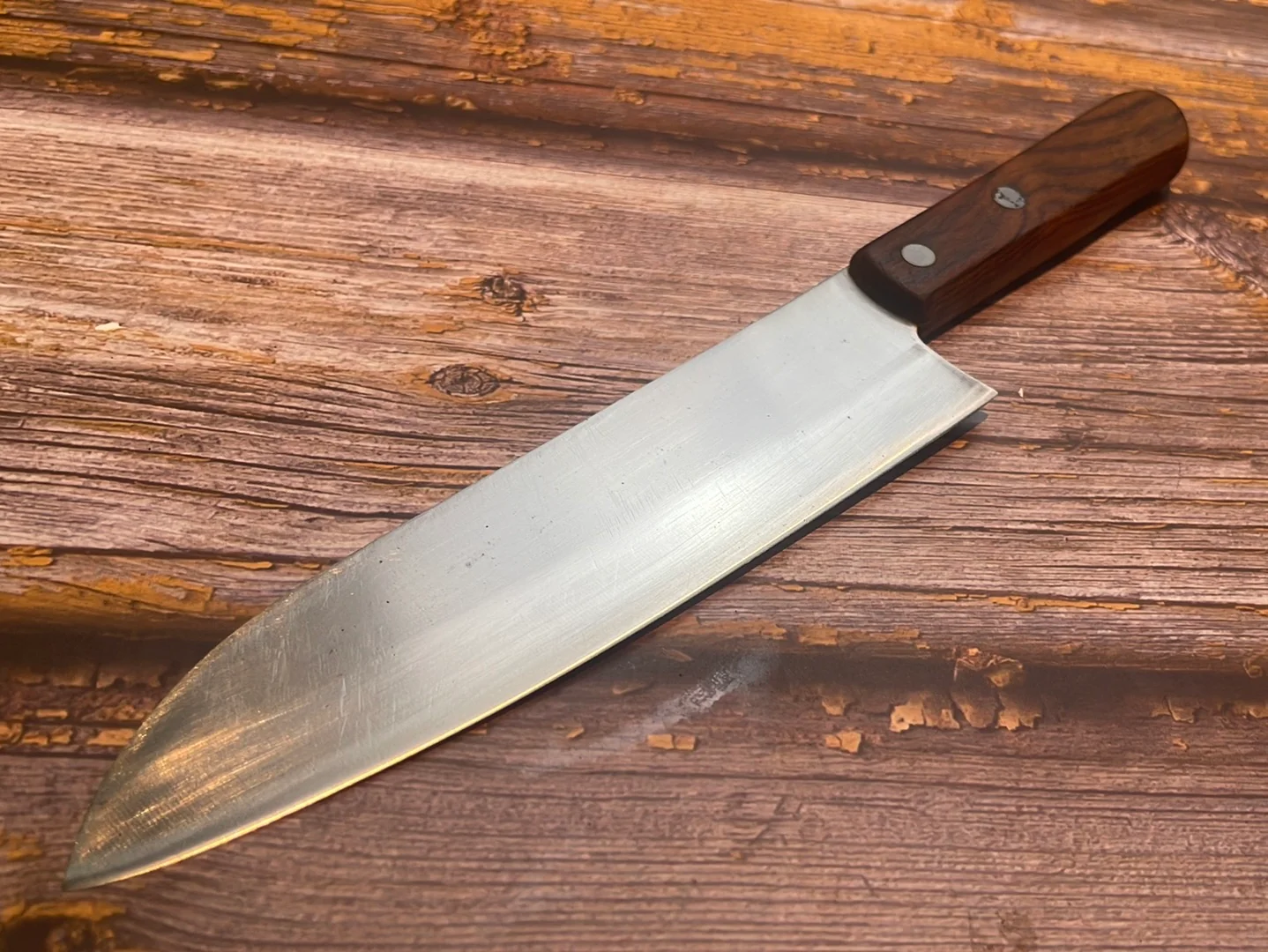 Vintage Japanese Santoku Knife 170mm Made in Japan 🇯🇵 742 - Image 2