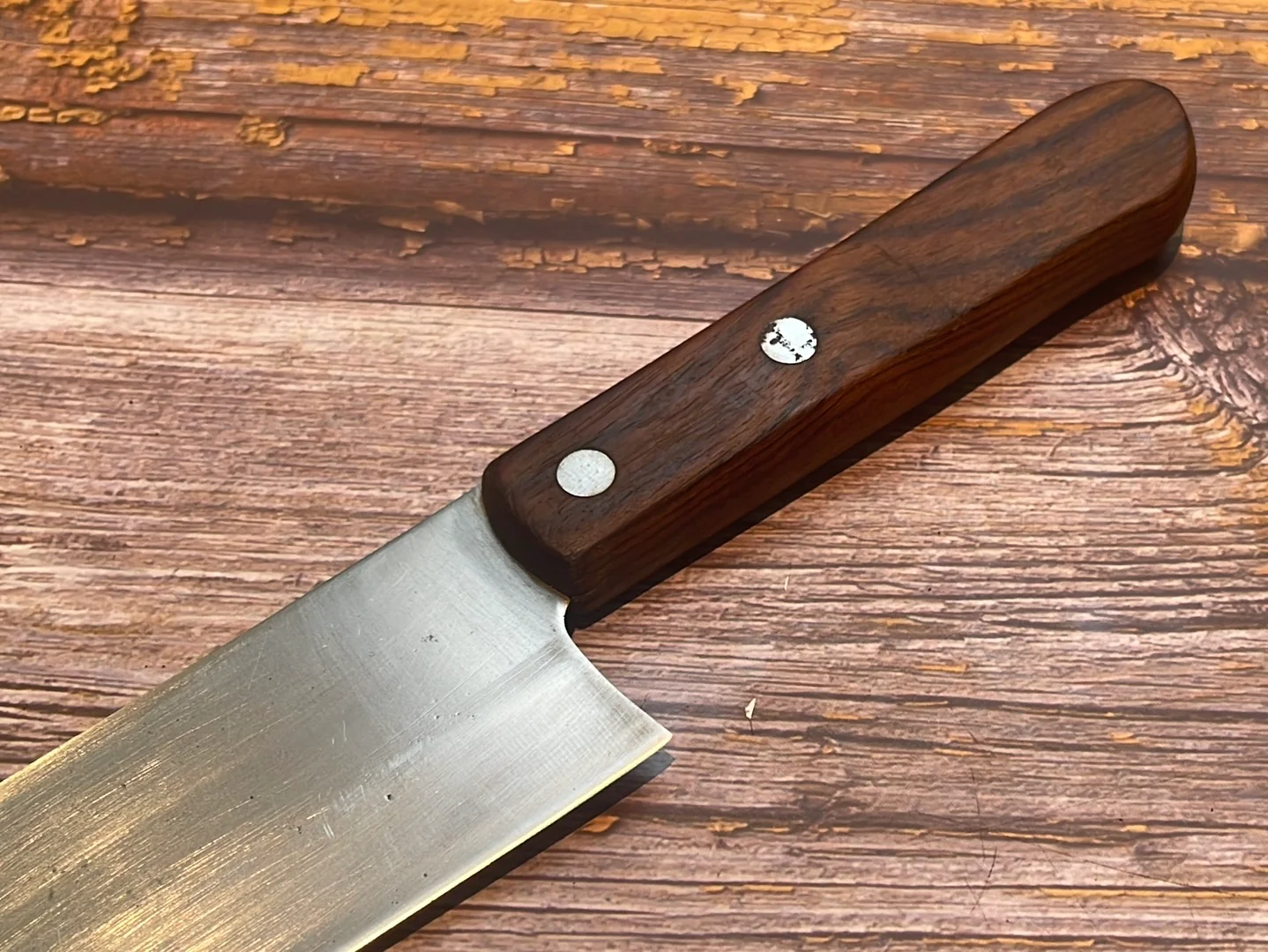 Vintage Japanese Santoku Knife 170mm Made in Japan 🇯🇵 742 - Image 4