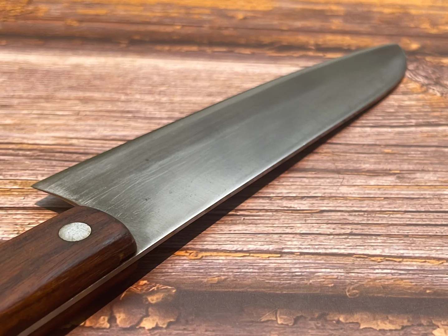 Vintage Japanese Santoku Knife 170mm Made in Japan 🇯🇵 742 - Image 5