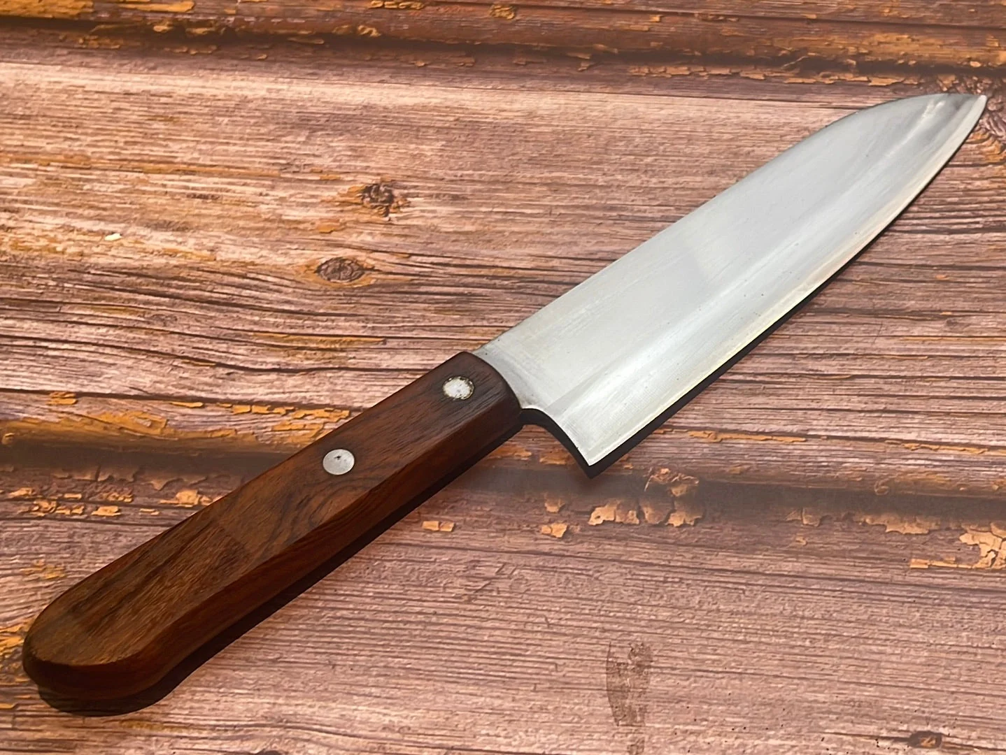Vintage Japanese Santoku Knife 170mm Made in Japan 🇯🇵 742 - Image 6