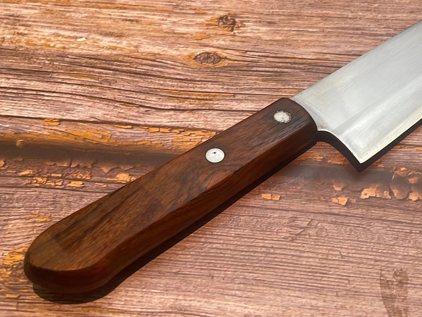 Vintage Japanese Santoku Knife 170mm Made in Japan 🇯🇵 742 - Image 7
