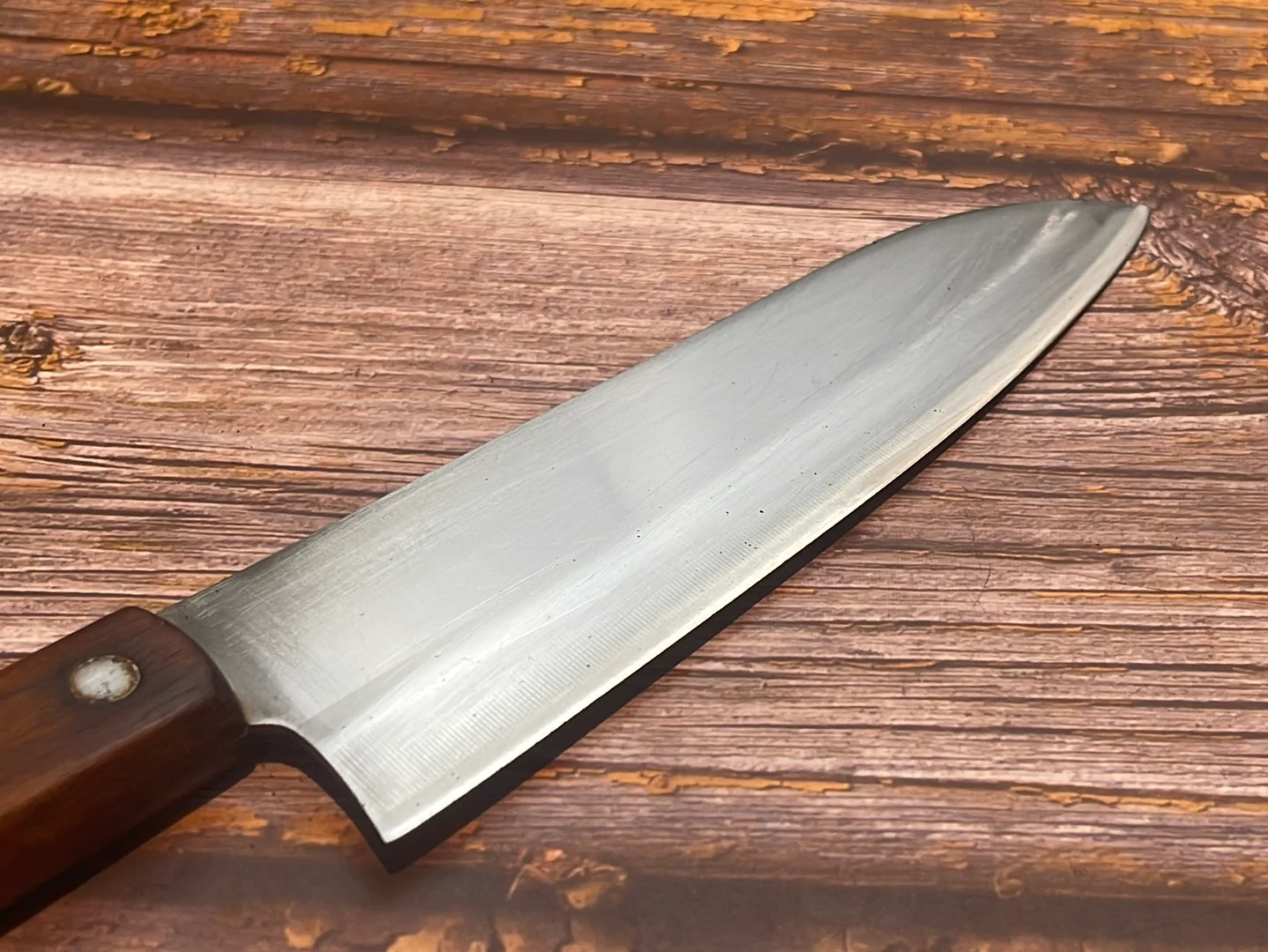 Vintage Japanese Santoku Knife 170mm Made in Japan 🇯🇵 742 - Image 8