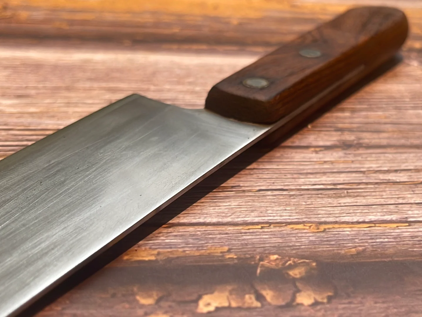 Vintage Japanese Santoku Knife 170mm Made in Japan 🇯🇵 742 - Image 9