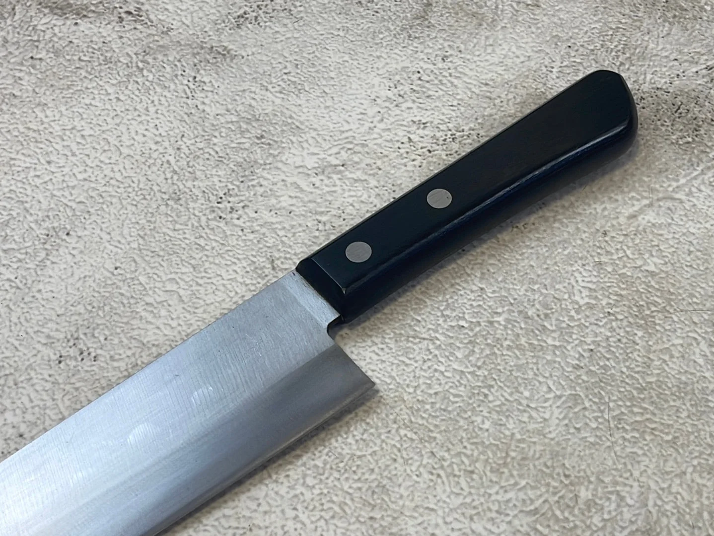 Vintage Japanese Santoku Knife 170mm Made in Japan 🇯🇵 786 - Image 10